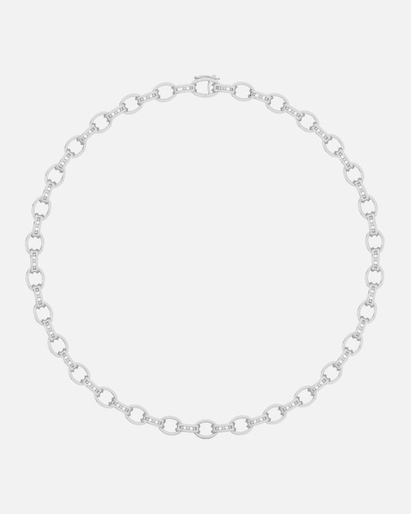 Bernard James - DSM Exclusive Macro Frame Link Necklace - (Sterling Silver)