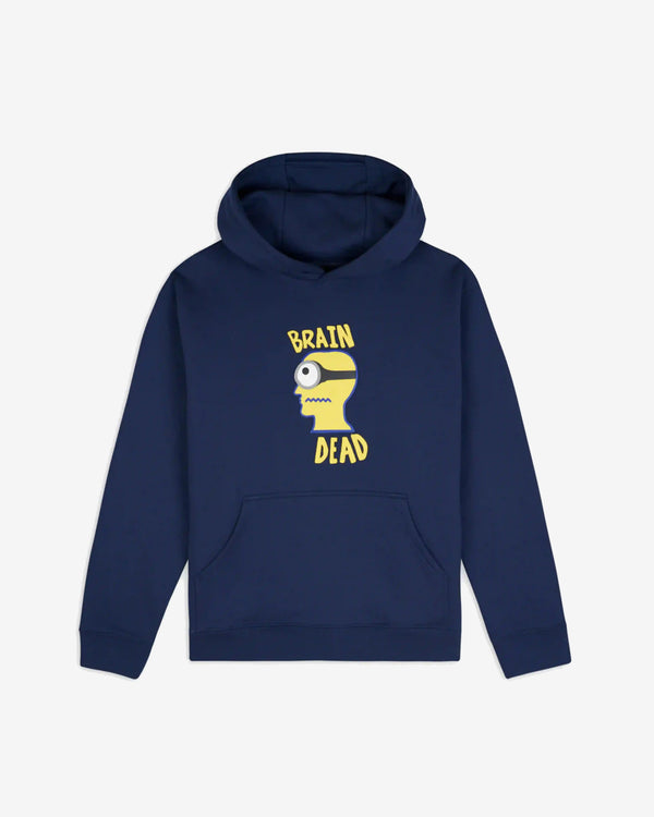 Brain Dead - Minion Logohead Hoodie - (Navy)