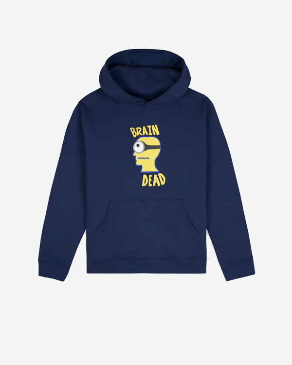 Brain Dead - Men's Minion Logohead Hoodie - (Navy)