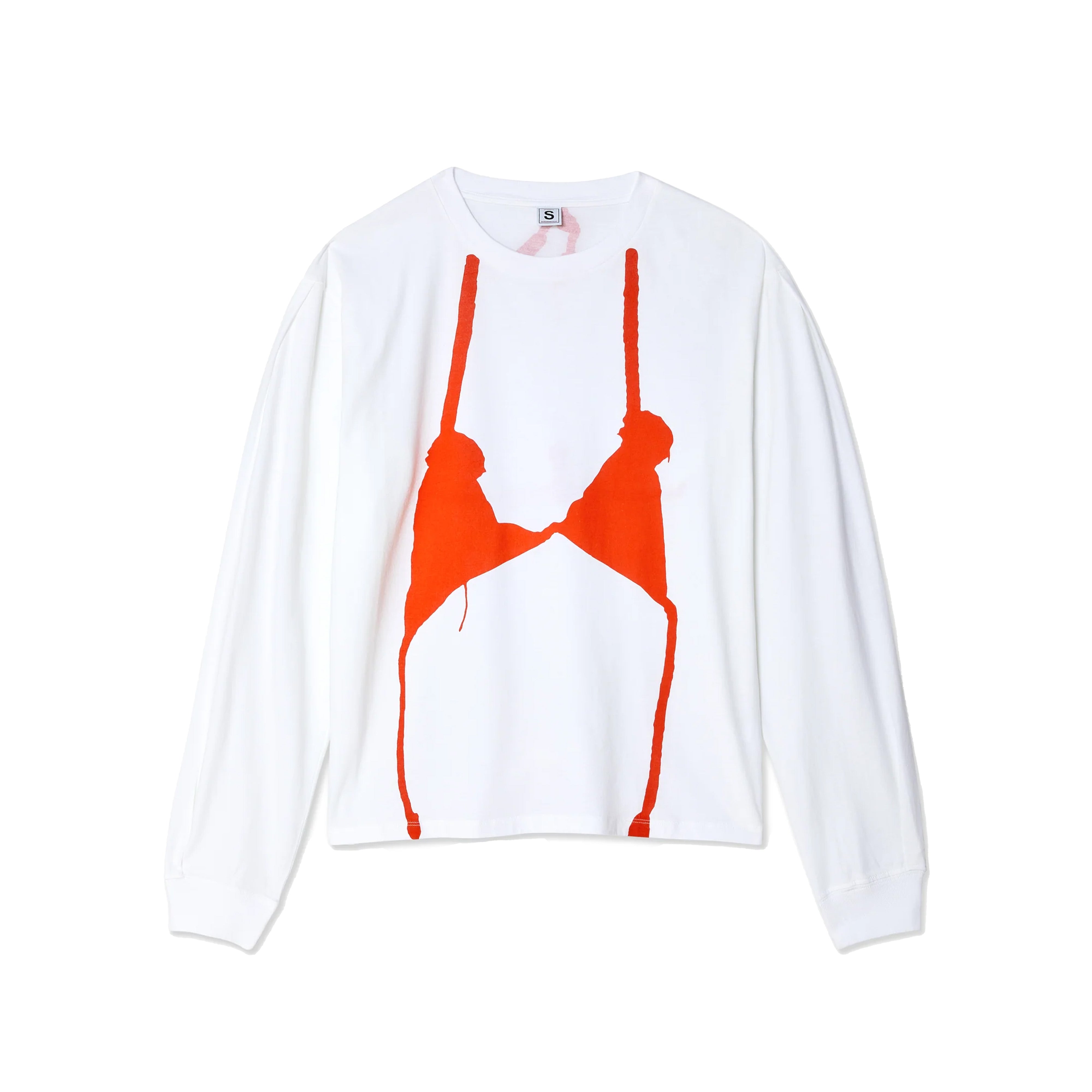 Random Identities - Men's Knit Bra Tee - (White/Orange)