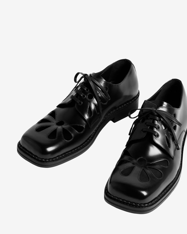 Simone Rocha - Men's Daisy Cutout Square Toe Brogue - (Black)