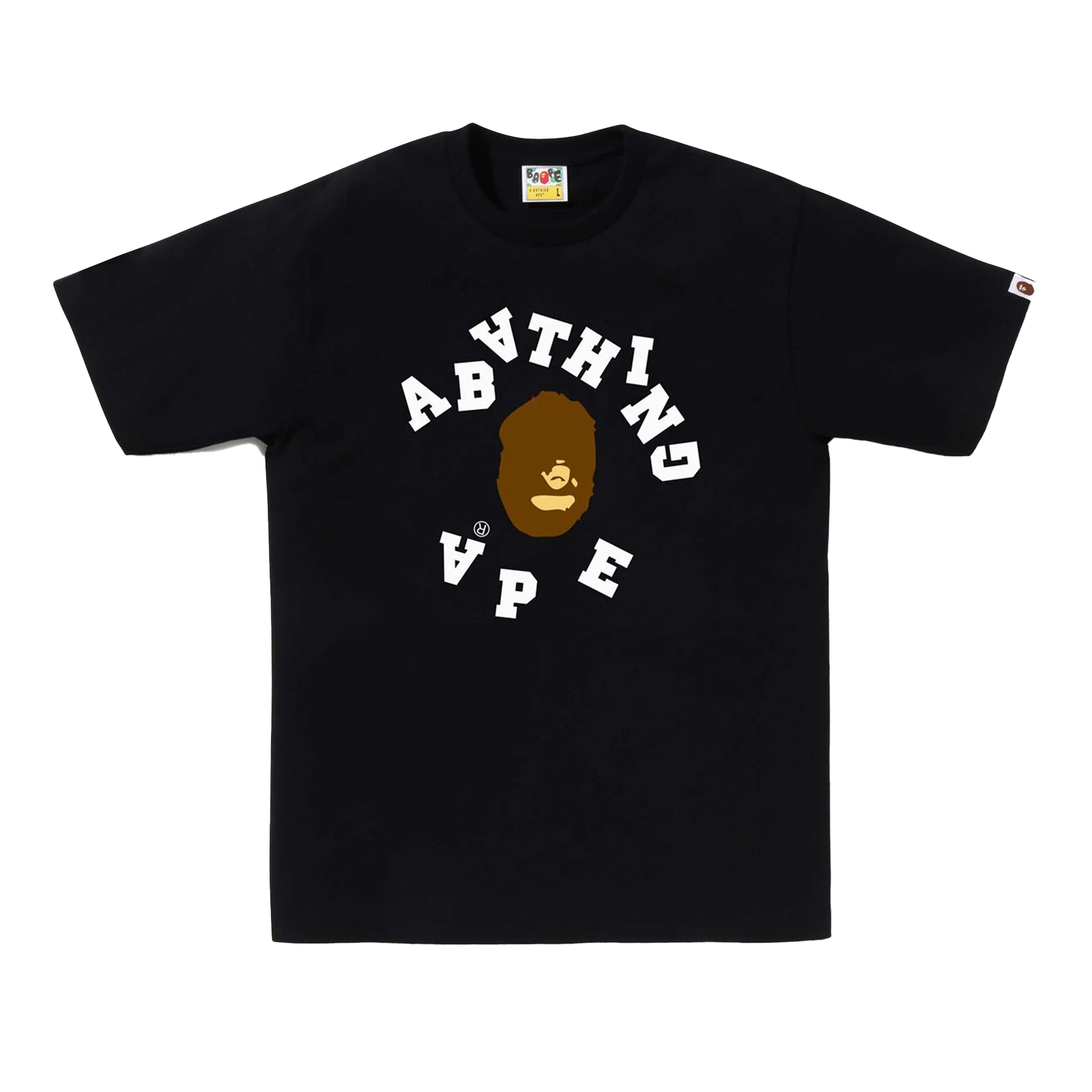 A Bathing Ape® - Broken College Tee - (Black)