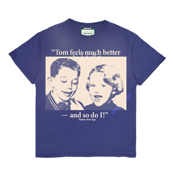 Better with Age - Men's Acid Techno Tee - (Blue)