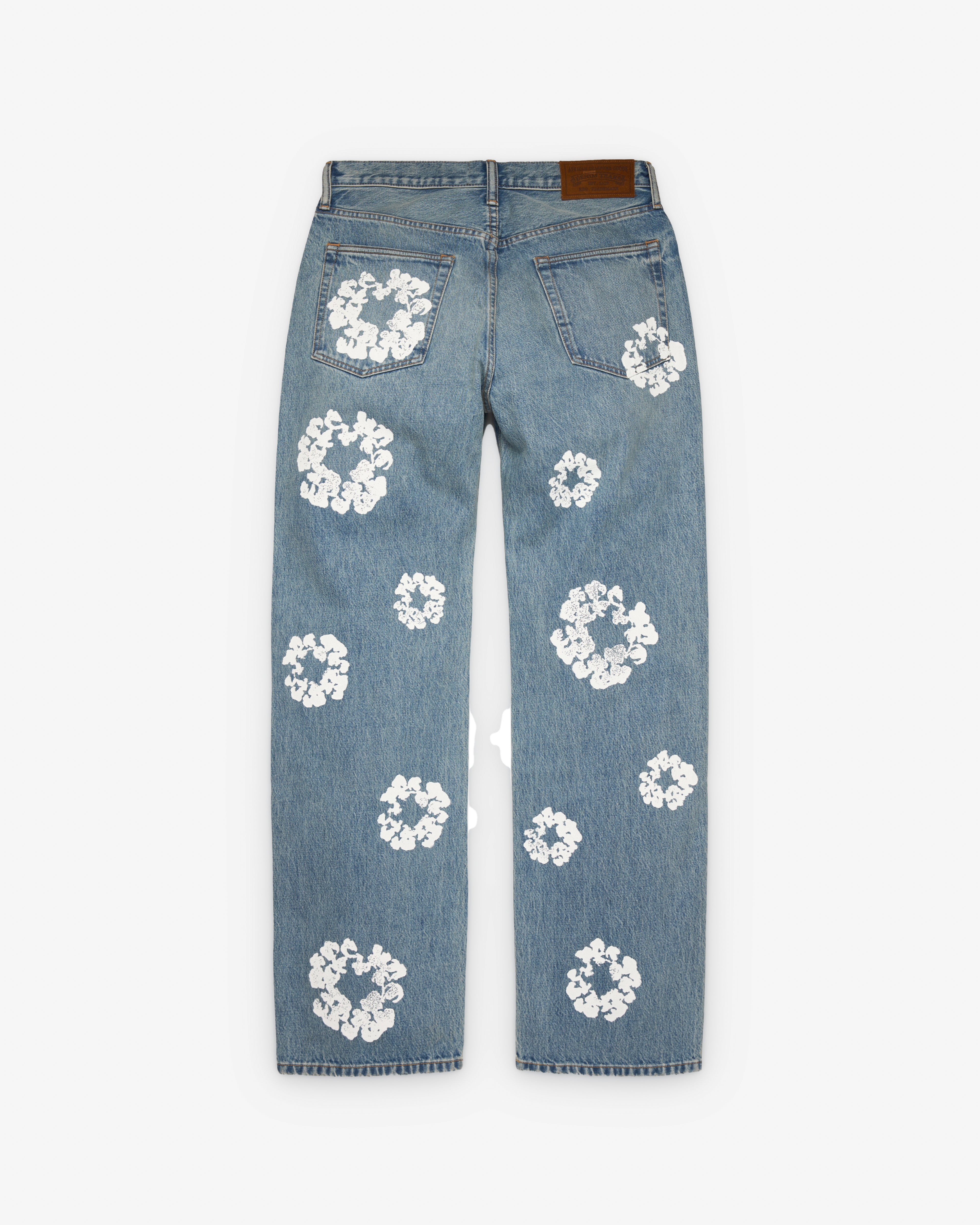 Denim Tears: Men's Baggy Denim Pants (Light Wash) | DSMNY E-SHOP