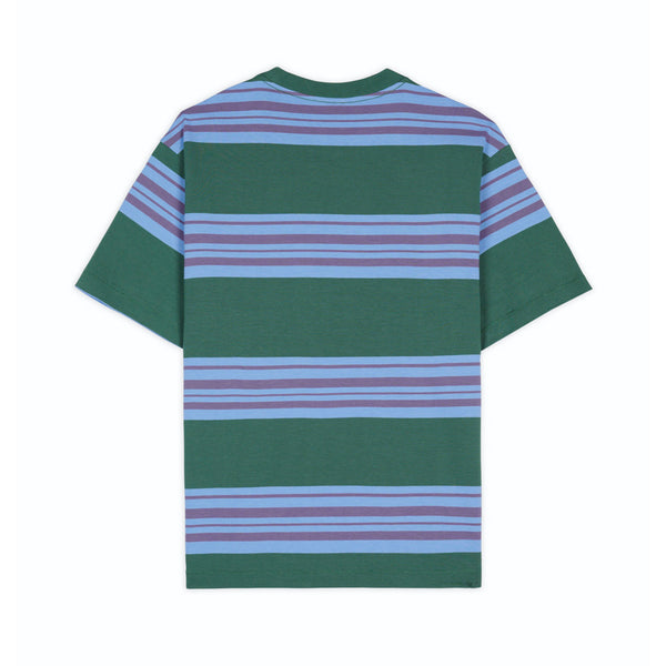 Brain Dead - Men's Baker Striped Pocket T-Shirt - (Green)