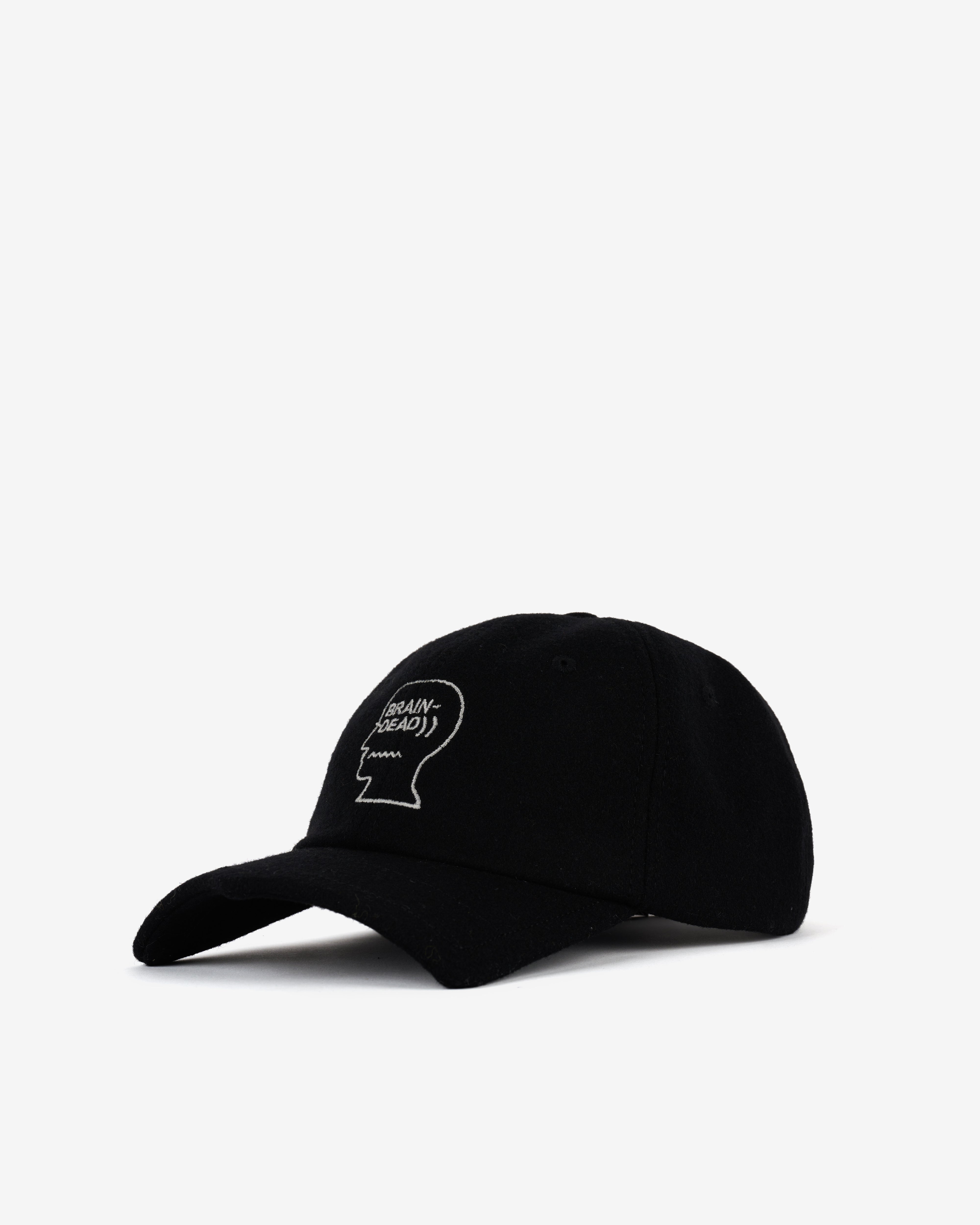 Brain Dead - Men's Batwing Logohead Hat - (Black)