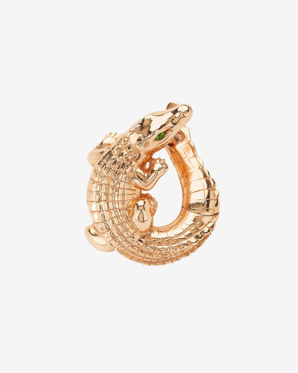 Bibi Van Der Velden - Women's Alligator Twist Earring - (Rose Gold)