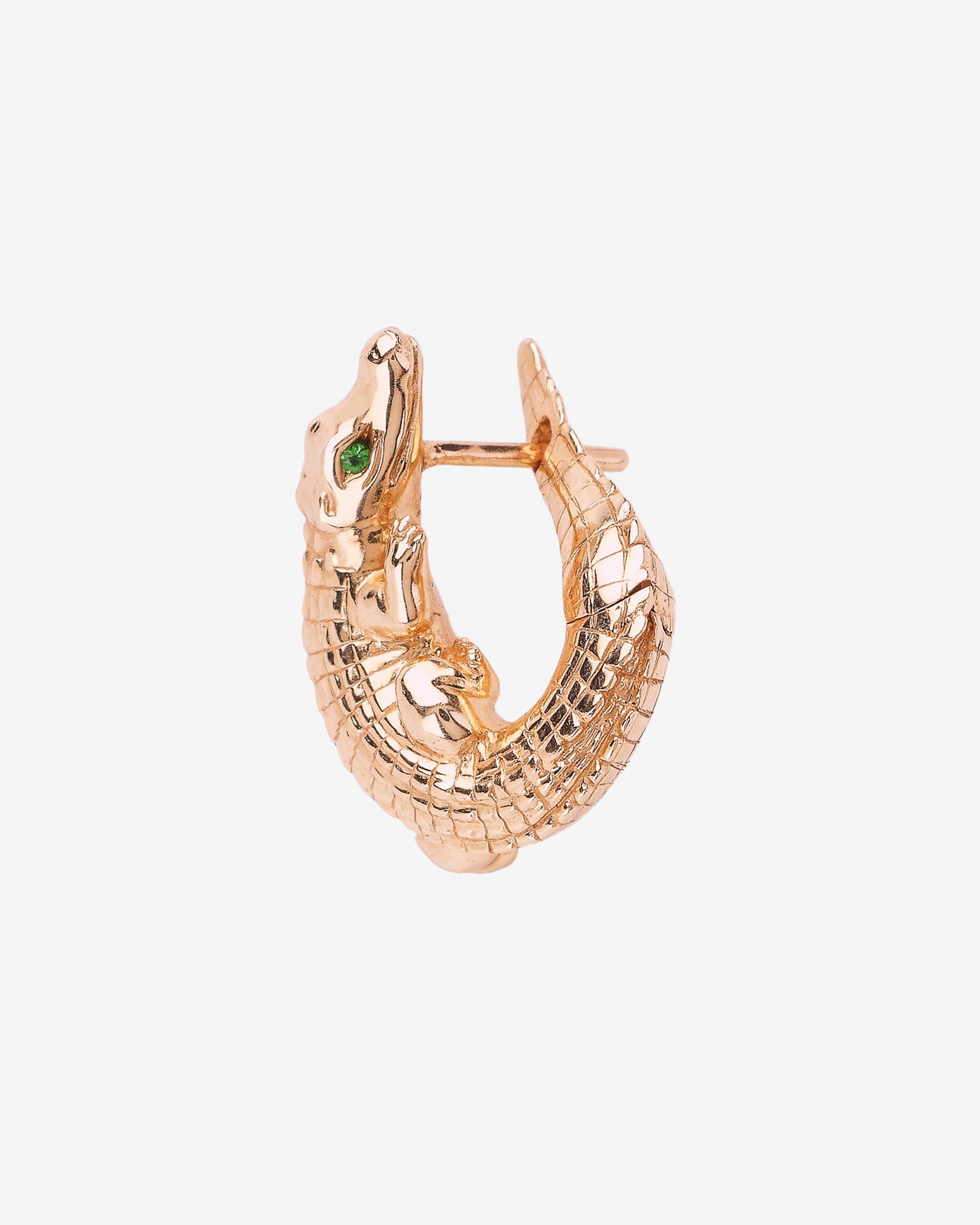 Bibi Van Der Velden - Women's Alligator Twist Earring - (Rose Gold) view 2, Click to Zoom in