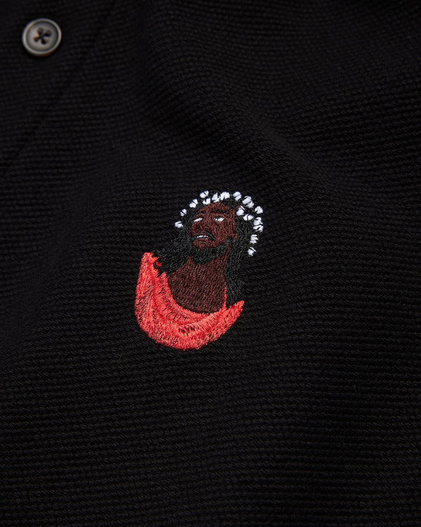 Denim Tears - Men's Biblical Polo Sweater - (Black)