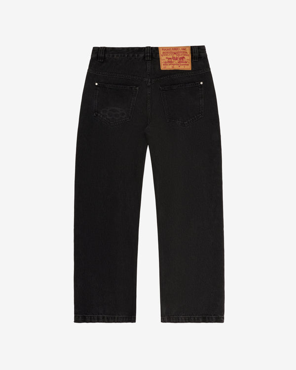 Fugazi - Men's Novelty Jeans - (Washed Black)