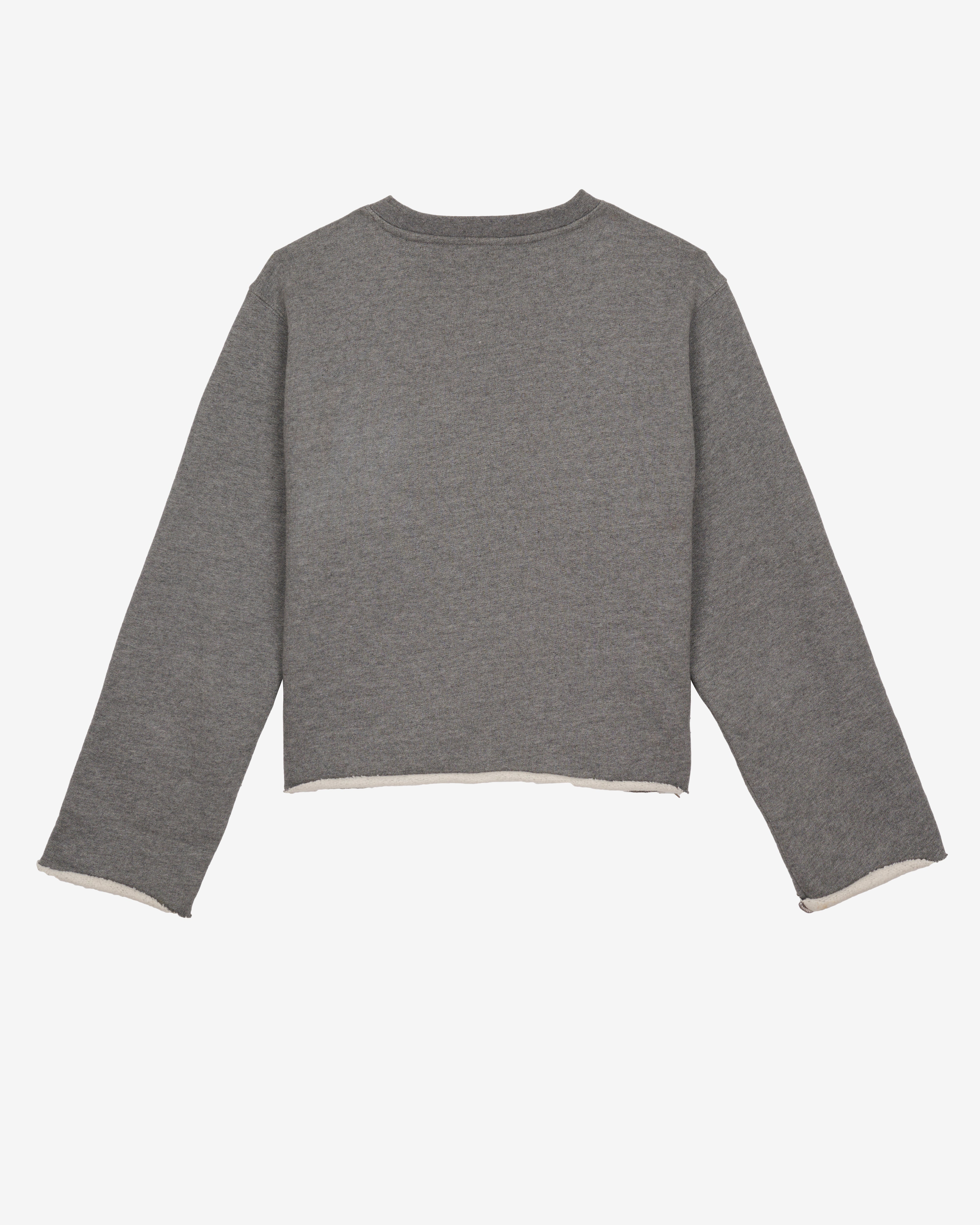 Brain Dead: Men's Boxy French Terry Sweatshirt (Heather Grey