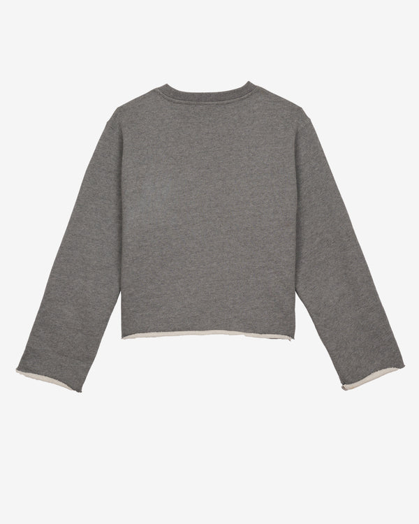 Brain Dead - Men's Boxy French Terry Sweatshirt - (Heather Grey)