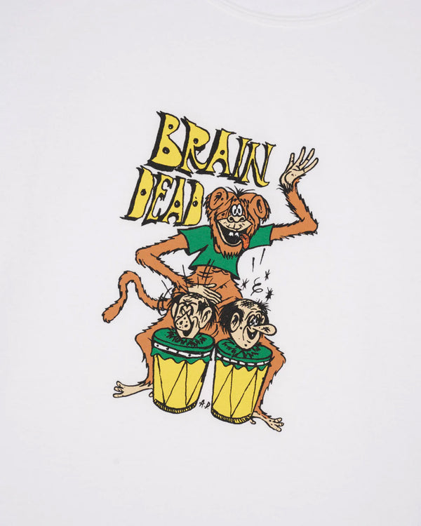 Brain Dead - Men's Bongo Brain Tee - (White)