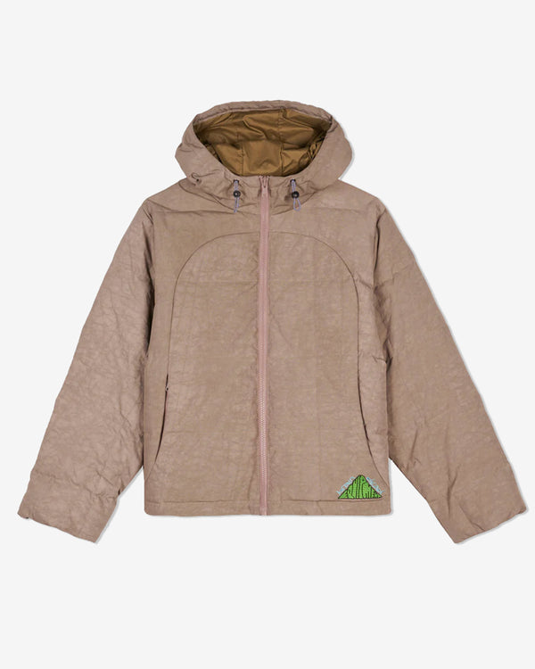 Brain Dead - Men's Dimension Puffer Jacket - (Tan)