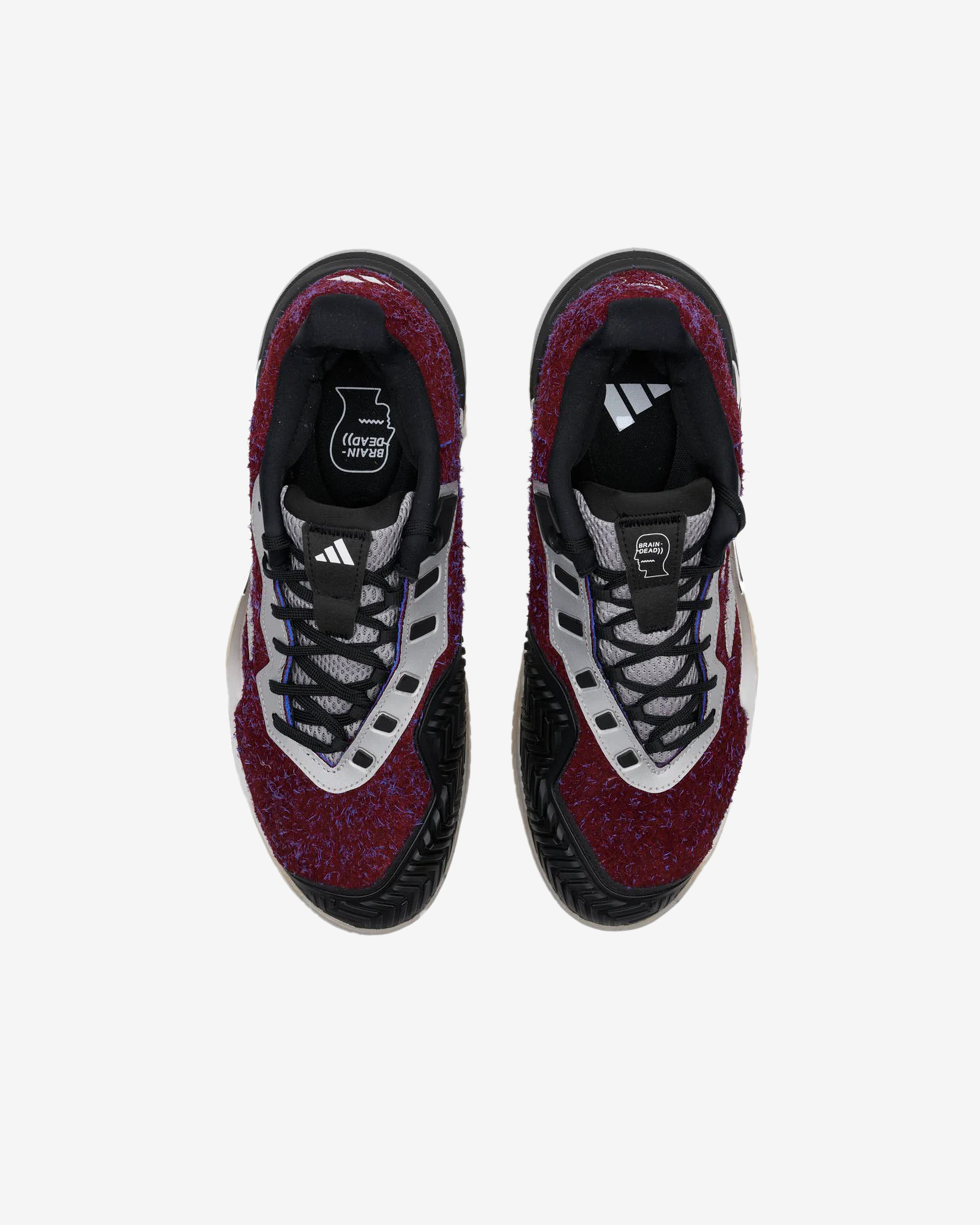 Brain Dead: Adidas Men's Barricade 13 Sneakers (Magenta) | DSMNY E