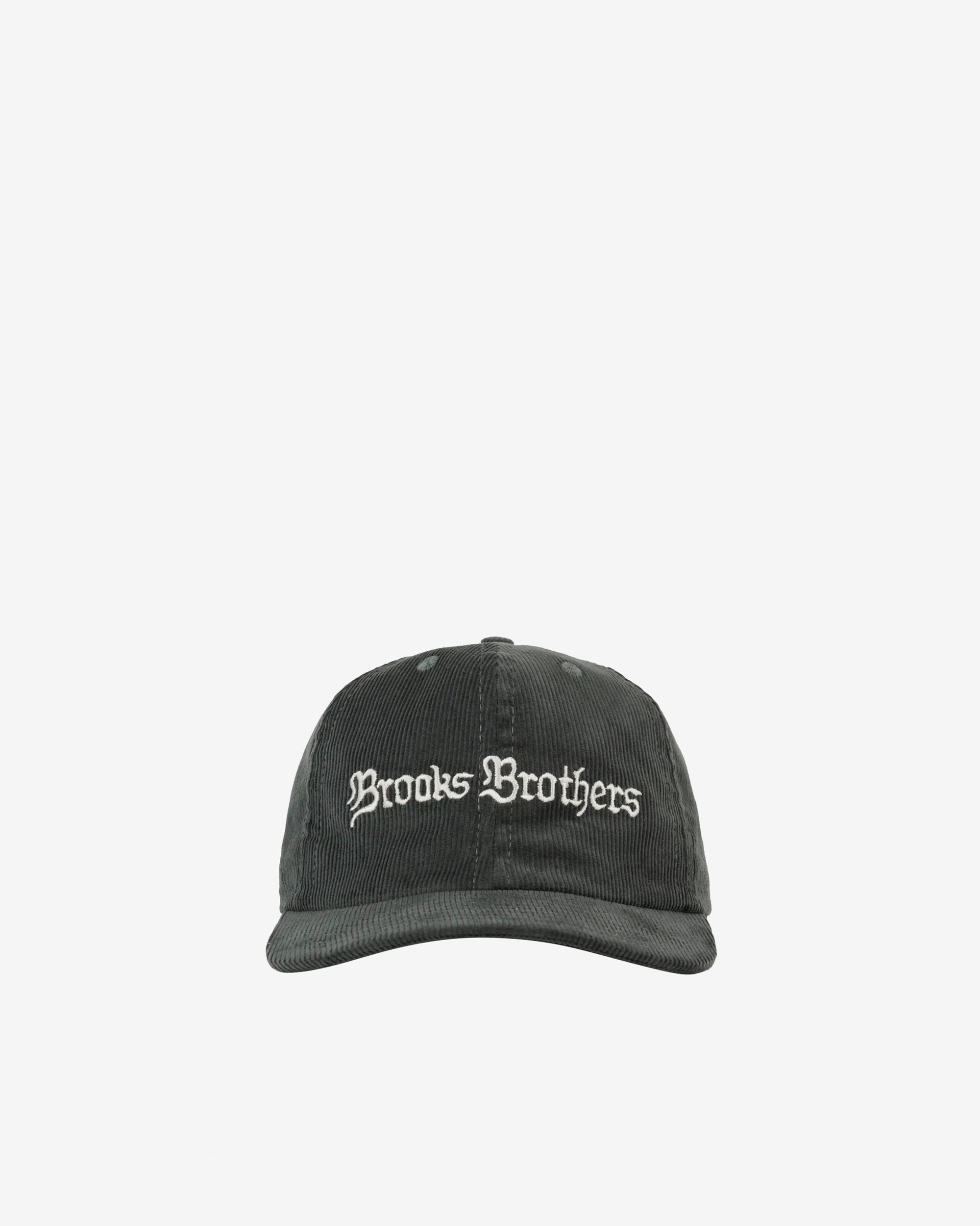 Brain Dead - Brooks Brothers Men's California 6 Panel Corduroy Hat - (Forest Green) view 1, Click to Zoom in