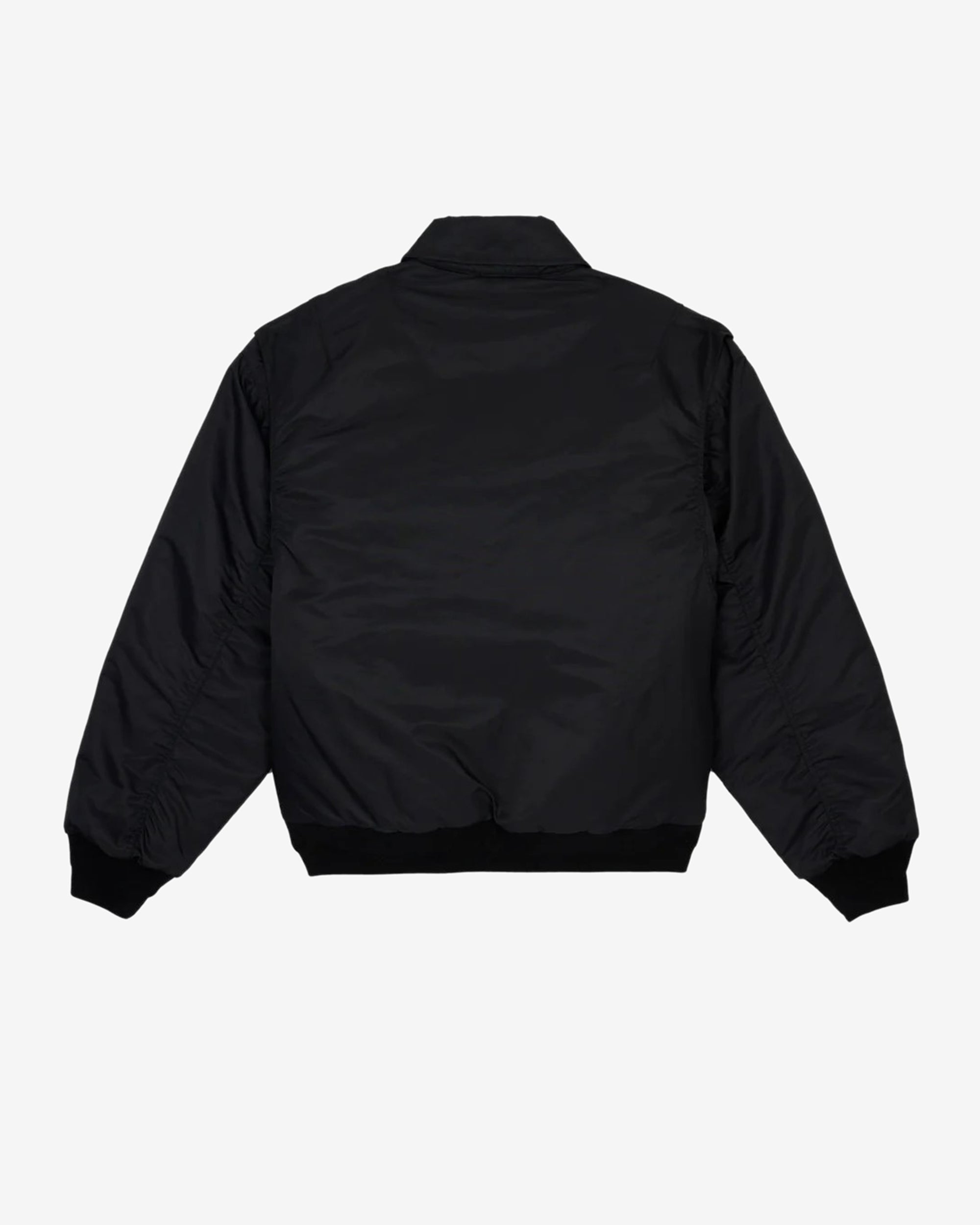 Brain Dead - Men's Emboidered 3D Flight Jacket - (Black) view 2, Click to Zoom in