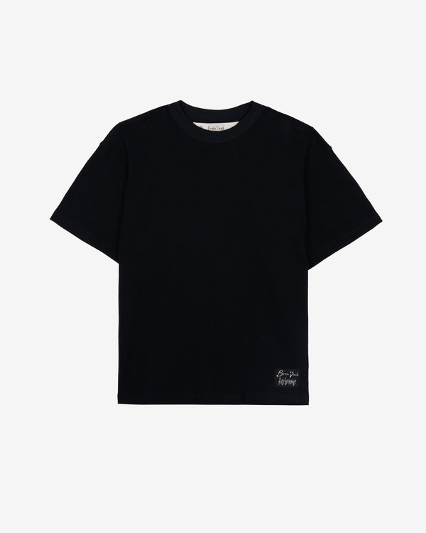 Brain Dead - Men's Folk Technology Mesh T-shirt - (Black)