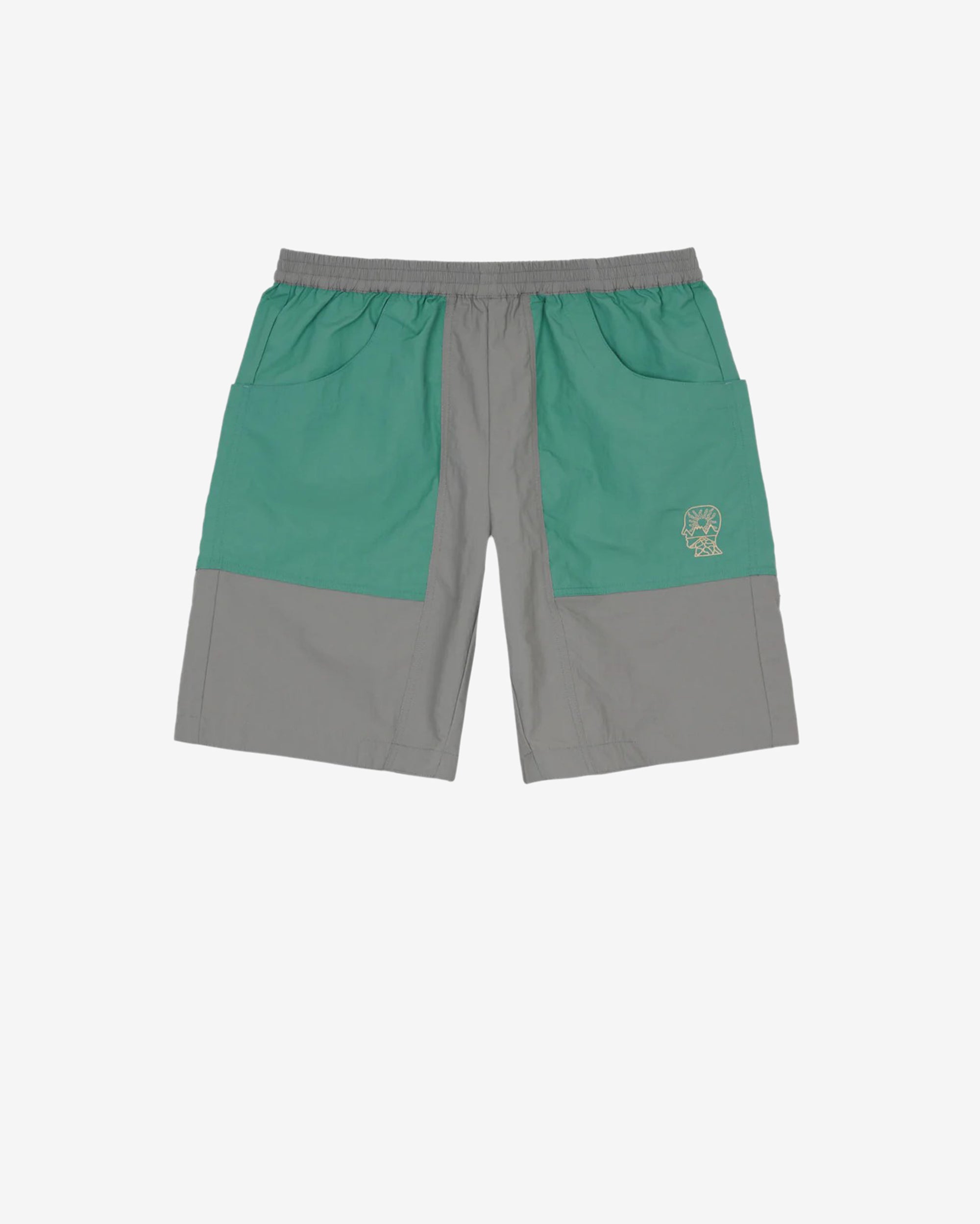 Brain Ded - Men's Nylon Equipment Utility Shorts - (Grey) view 1, Click to Zoom in