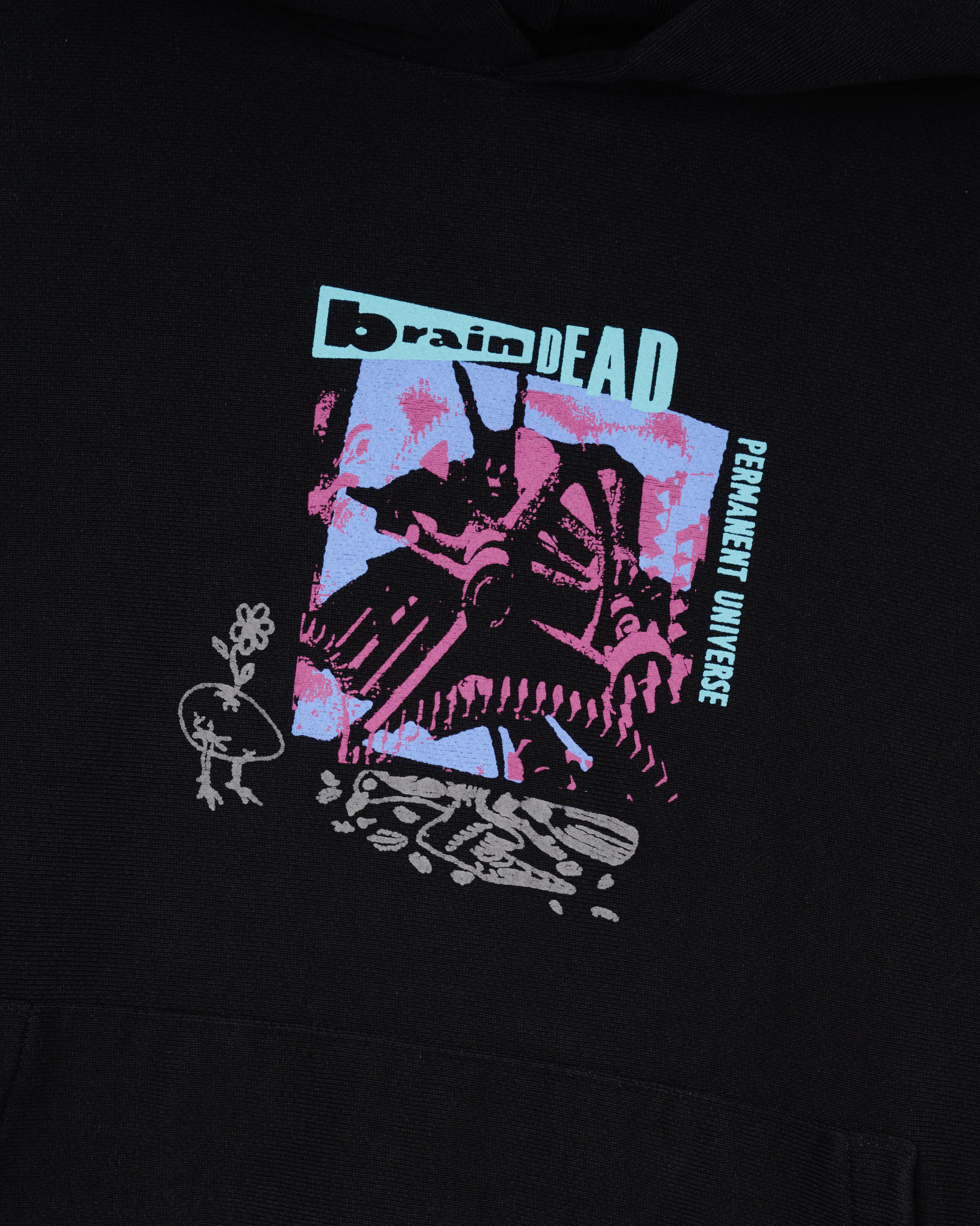 Brain Dead: Men's Permanent Universe Hoodie (Black) | DSMNY E-SHOP