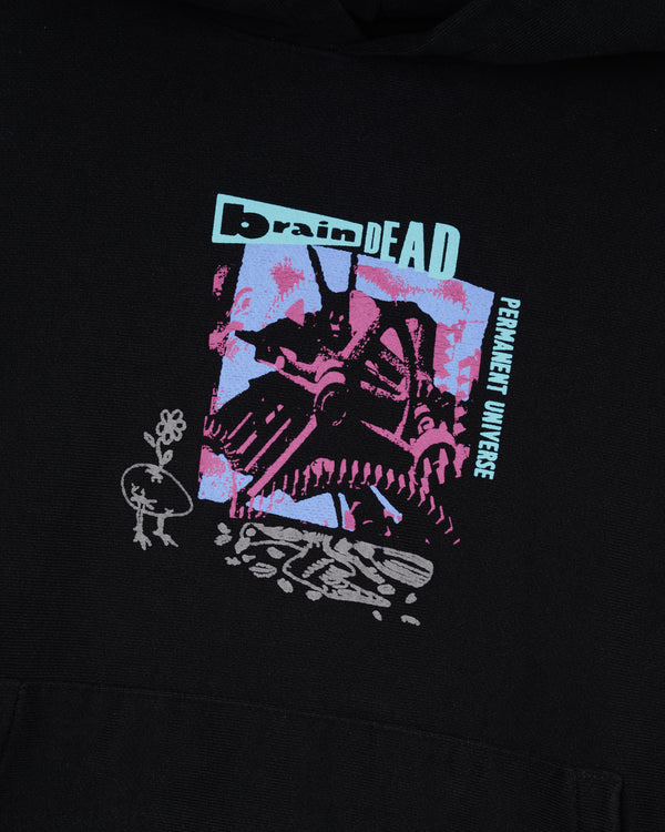 Brain Dead - Men's Permanent Universe Hoodie - (Black)