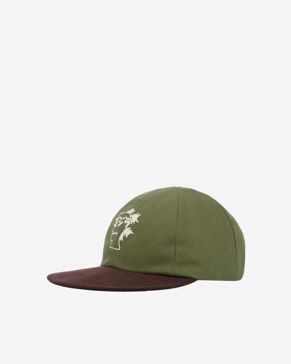 Brain Dead - Godzilla 6 Panel Engineer Hat - (Olive)