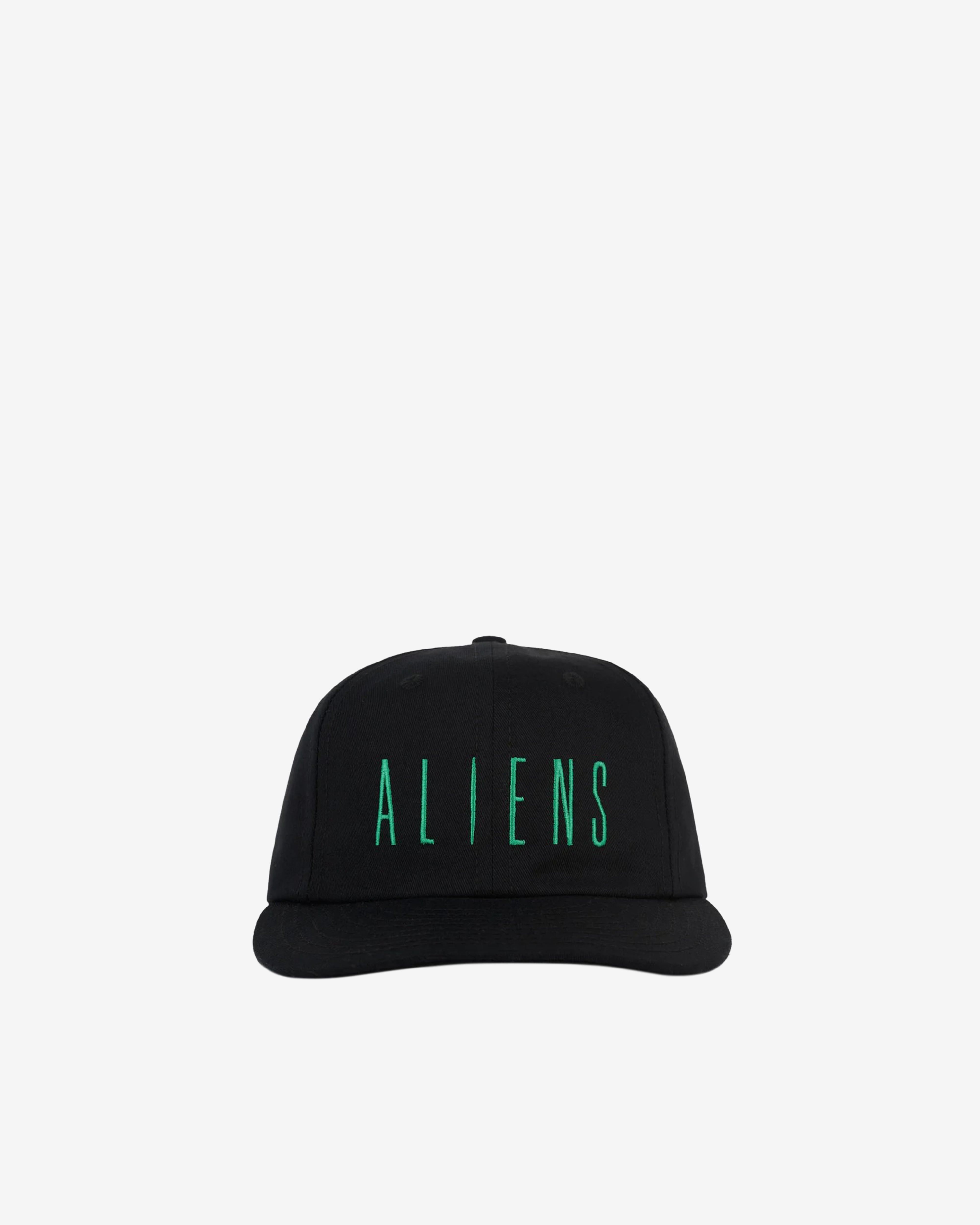 帽子 BRAIN DEAD X ALIENS 6 PANEL HAT - BLACK Brain Dead x Aliens 6 Panel Hat - Black