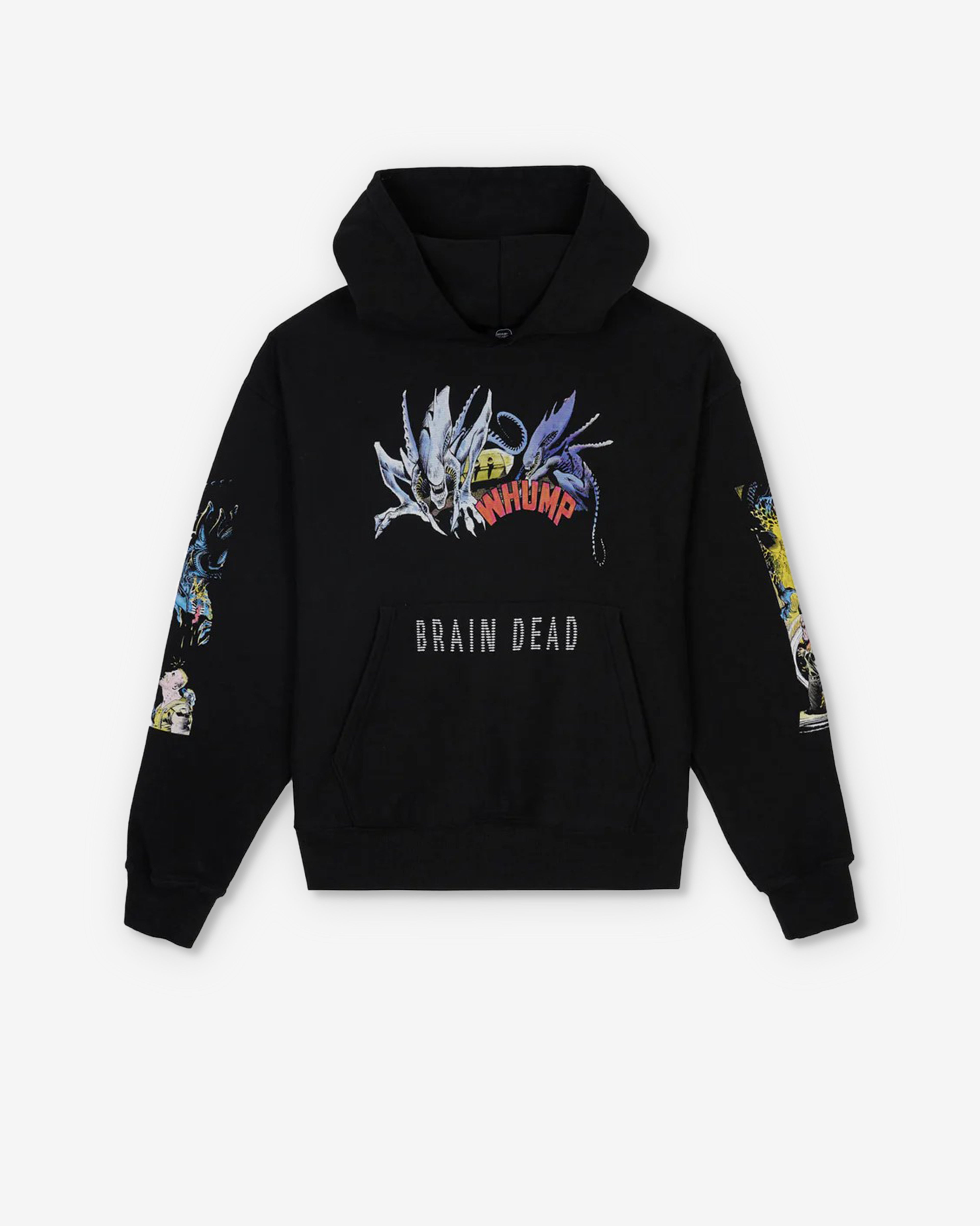 Brain Dead x Aliens: Men's Hoodie (Black) | DSMNY E-SHOP