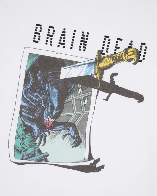 Brain Dead x Aliens - Men's Target Practice T-Shirt - (White)
