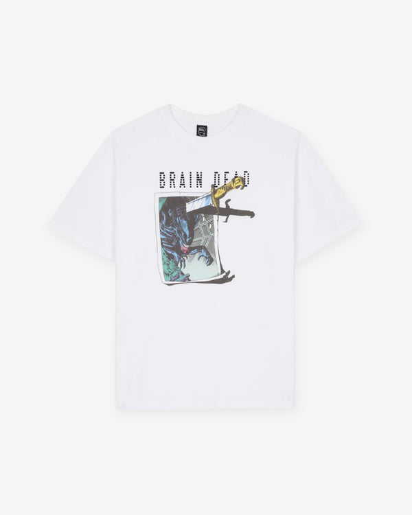 Brain Dead x Aliens - Men's Target Practice T-Shirt - (White)