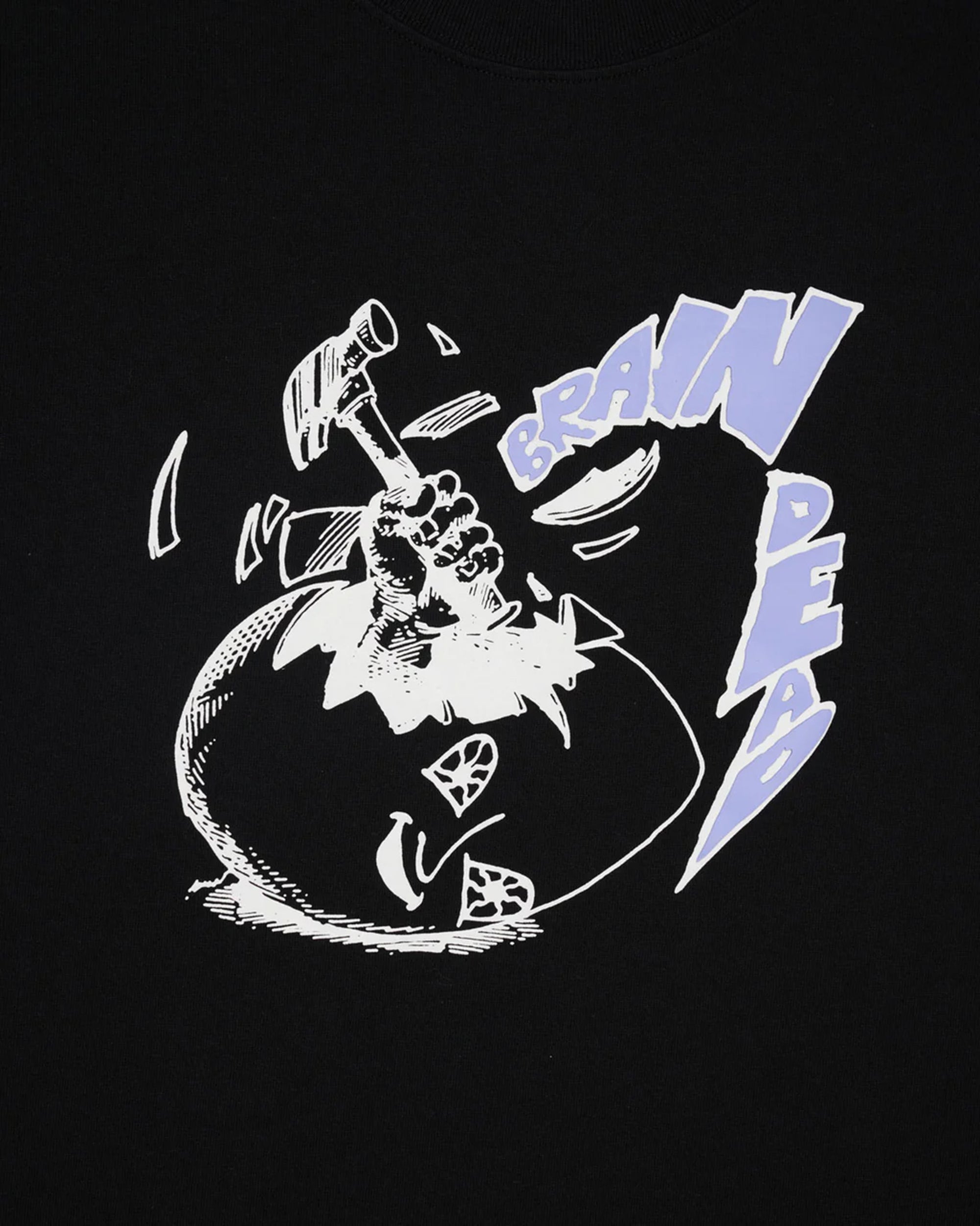 Brain Dead - Men's Crack An Egg T-Shirt - (Black) view 3, Click to Zoom in