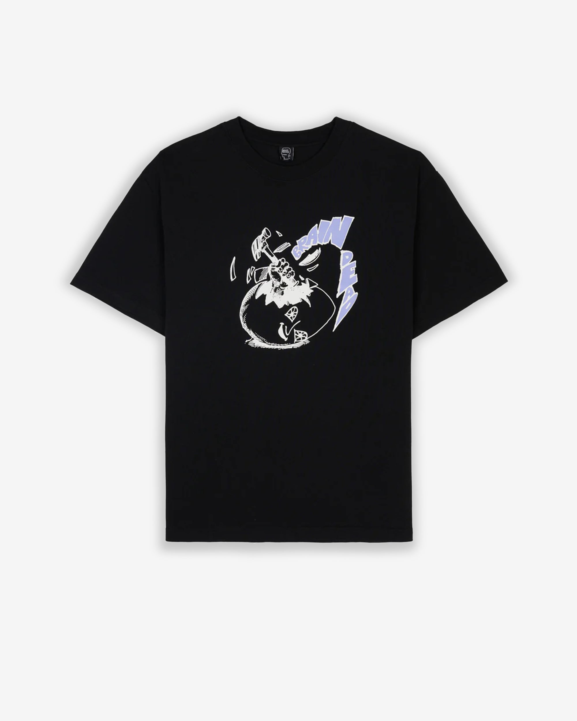 Brain Dead - Men's Crack An Egg T-Shirt - (Black) view 1, Click to Zoom in