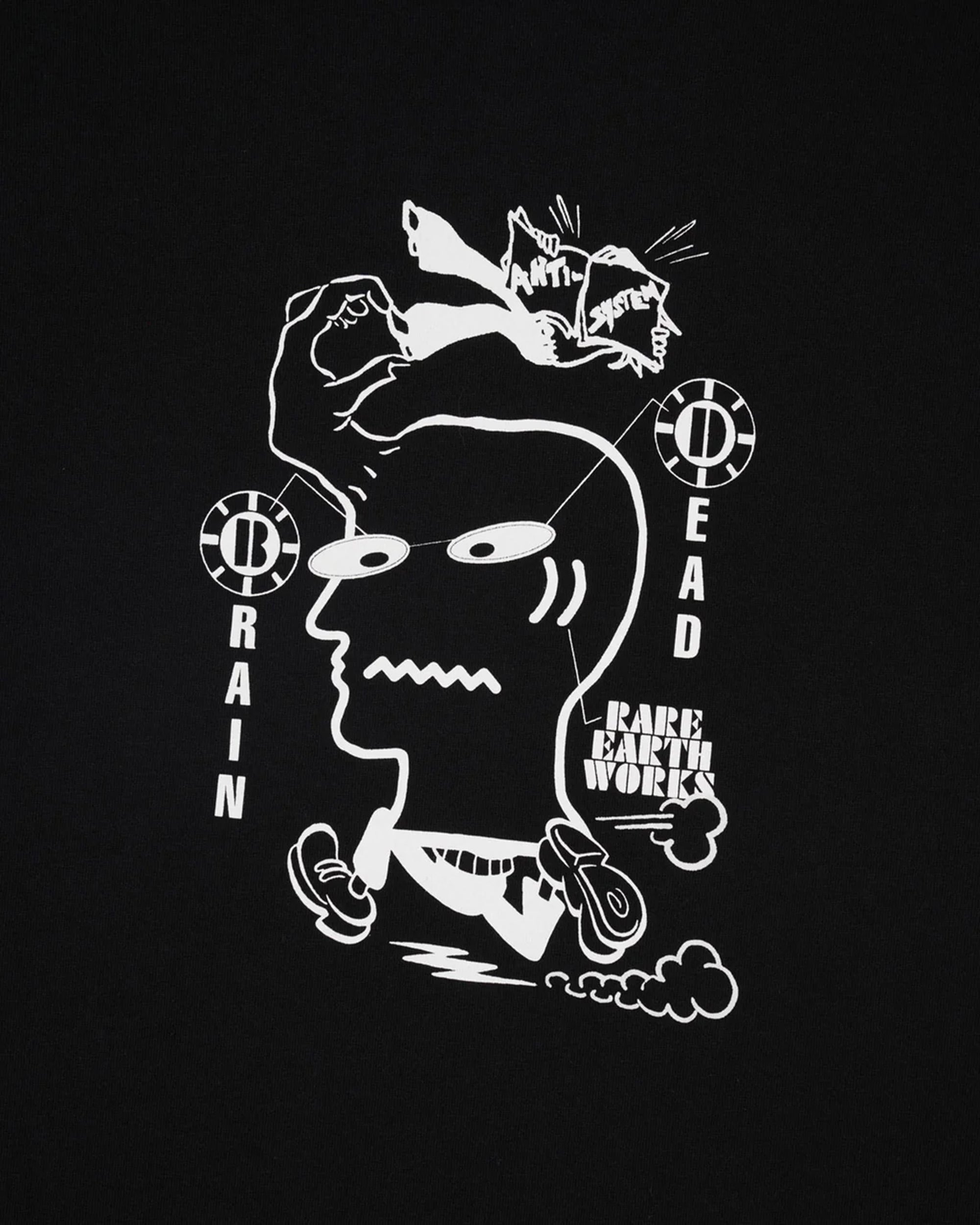 Brain Dead - Men's Earth Works T-Shirt - (Black) view 3, Click to Zoom in