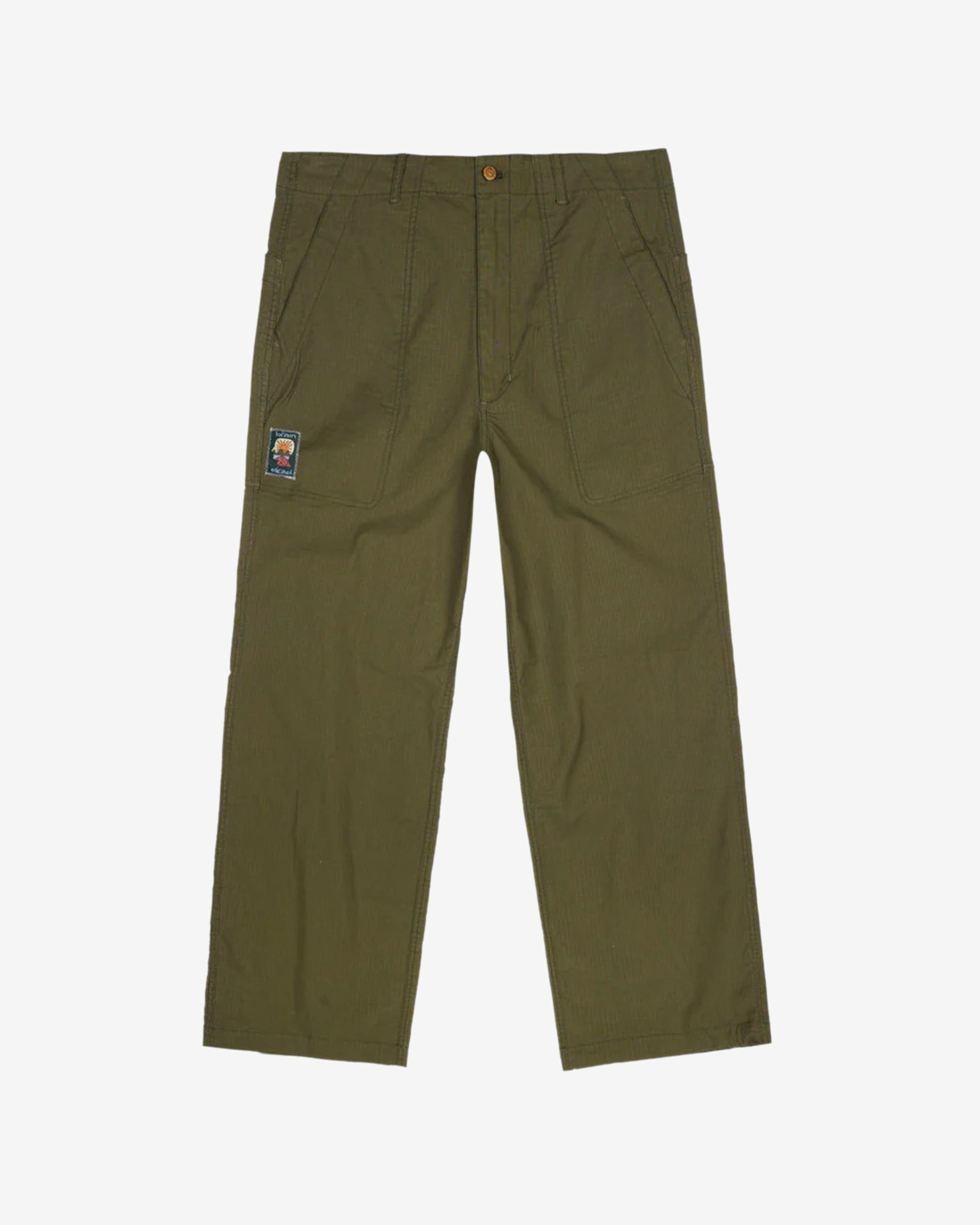 Brain Dead - Men's Equipment Fatigue Pants - (Olive) view 1, Click to Zoom in