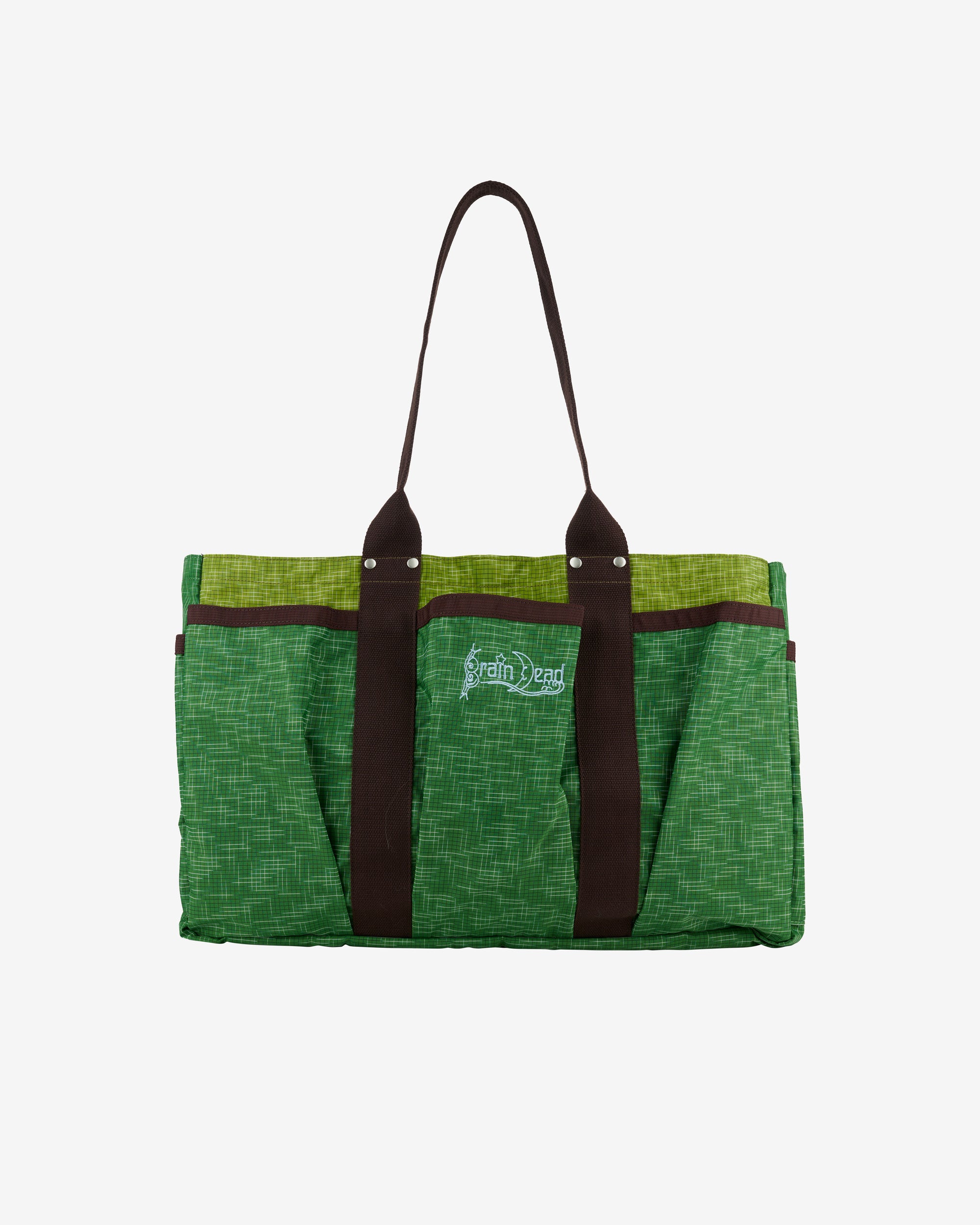 Brain Dead - Men's Equipment Tennis Tote - (Green/Multi) view 3, Click to Zoom in