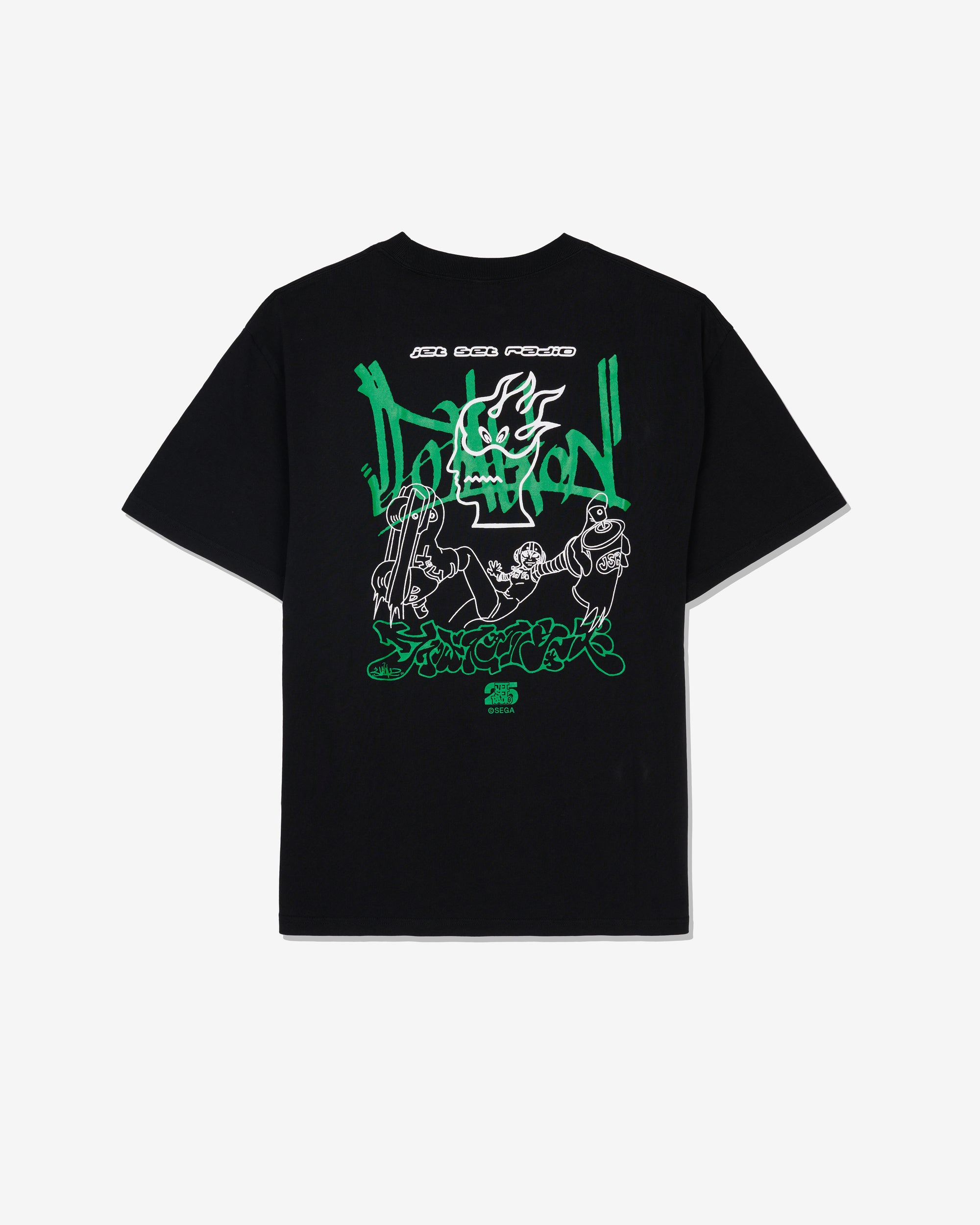 Brain Dead x Sega - Men's Jet Set Radio T-Shirt - (Black) view 2, Click to Zoom in