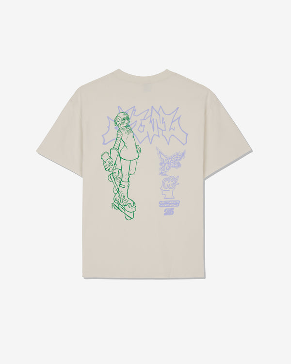Brain Dead x Sega - Men's Jet Set Radio T-Shirt - (Natural)