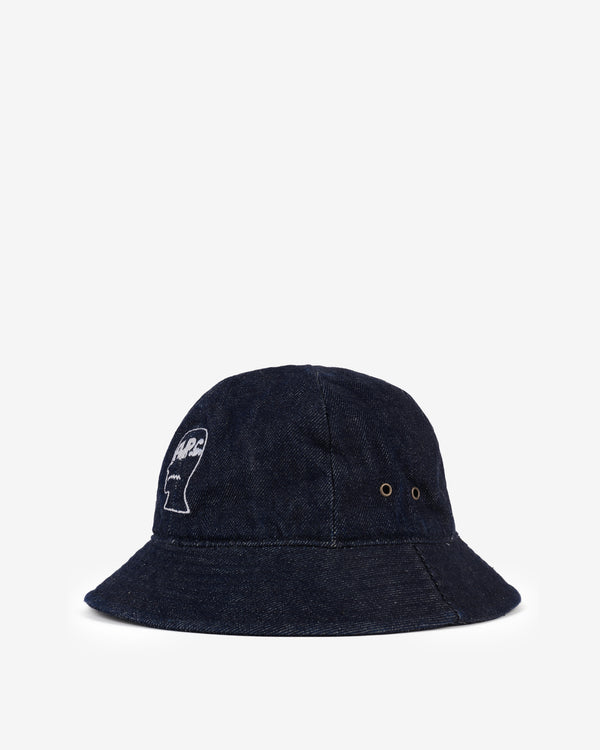 Brain Dead - A.P.C. Men's Denim Bucket Hat - (Indigo)