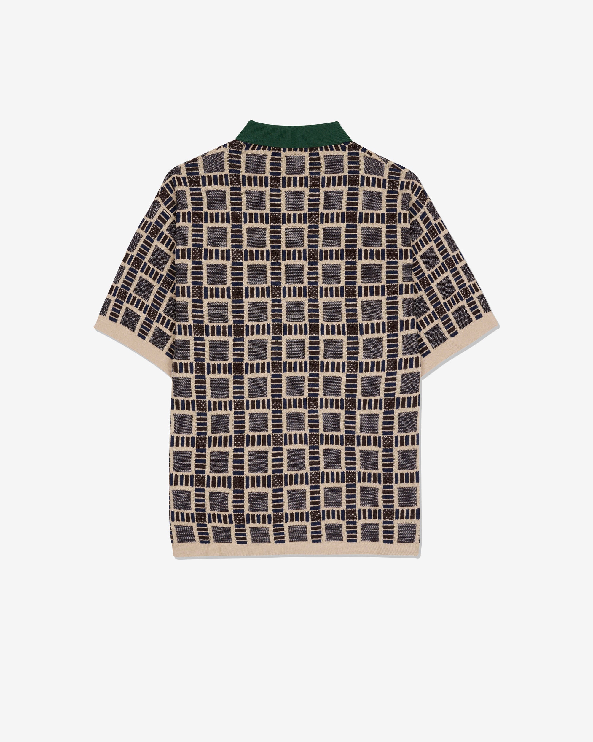 Brain Dead x Adidas - Men's Polo Shirt - (Brown/Multi) view 2, Click to Zoom in