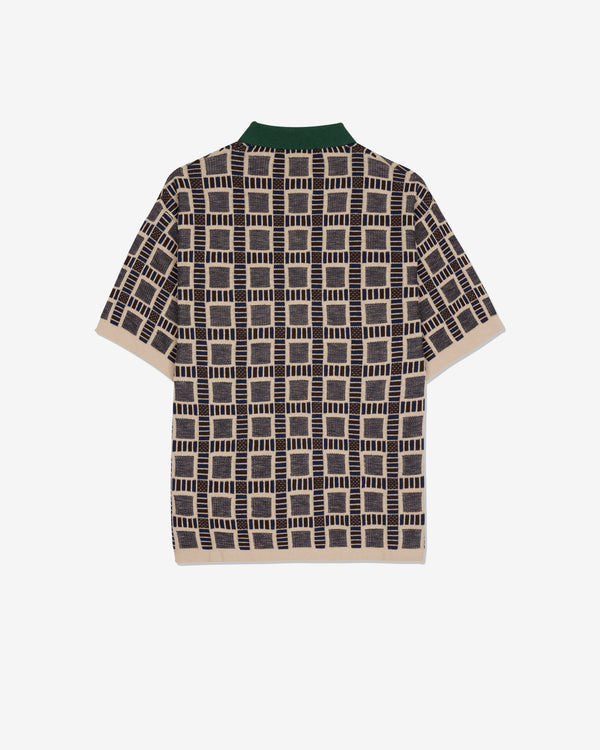 Brain Dead x Adidas - Men's Polo Shirt - (Brown/Multi)