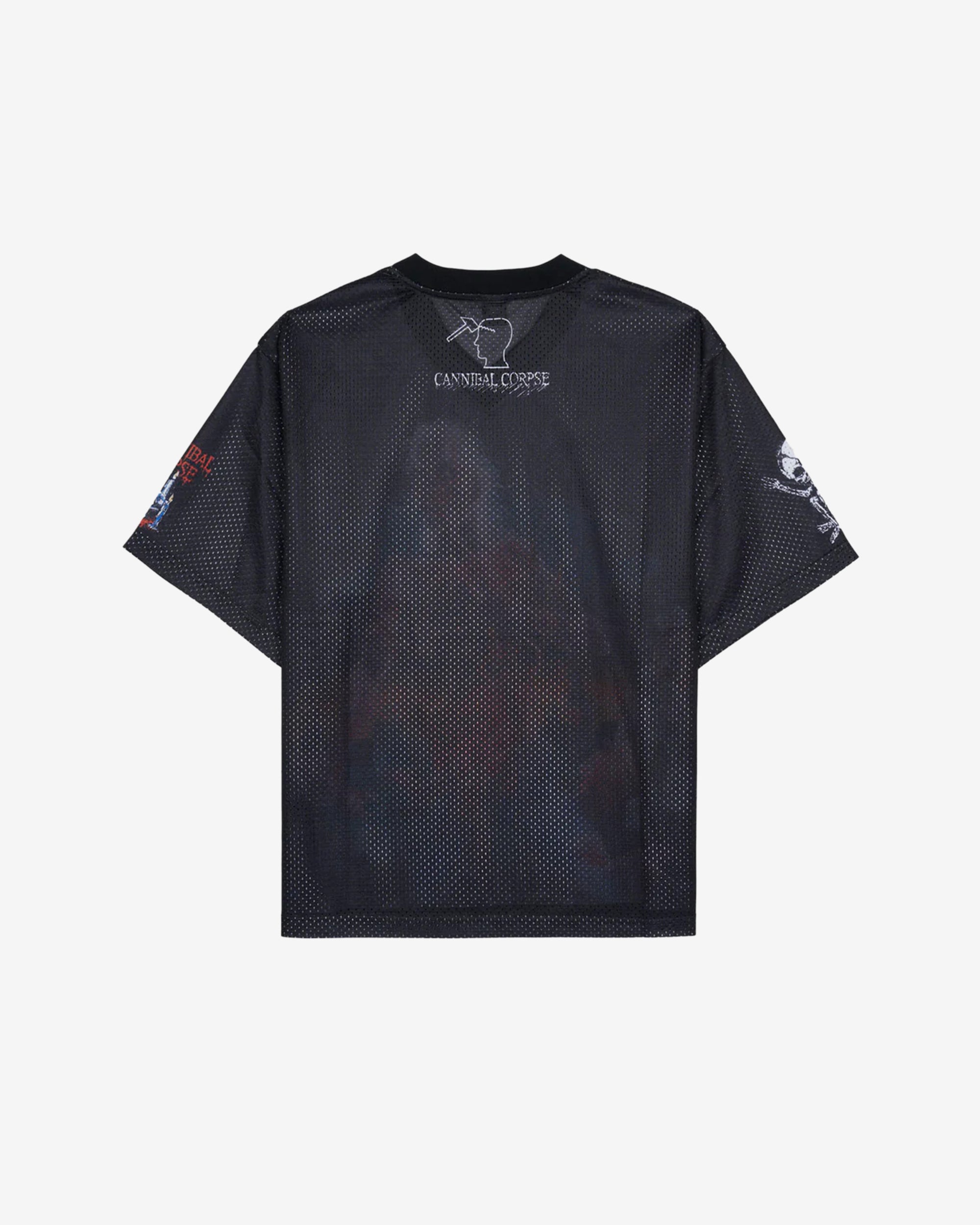 Brain Dead - Cannibal Corpse Men's Football Jersey - (Black) view 2, Click to Zoom in