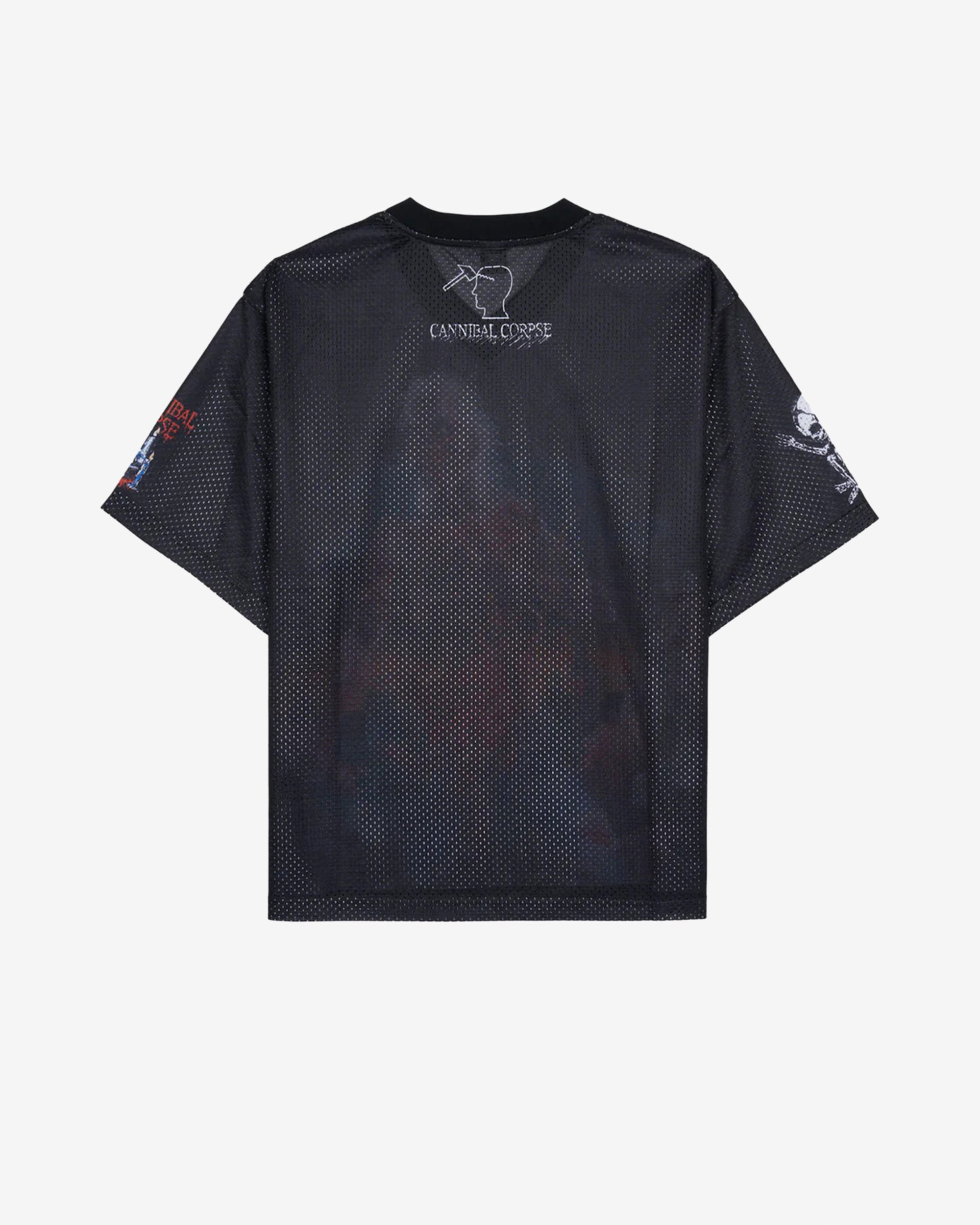 Brain Dead - Cannibal Corpse Men's Football Jersey - (Black) view 2, Click to Zoom in