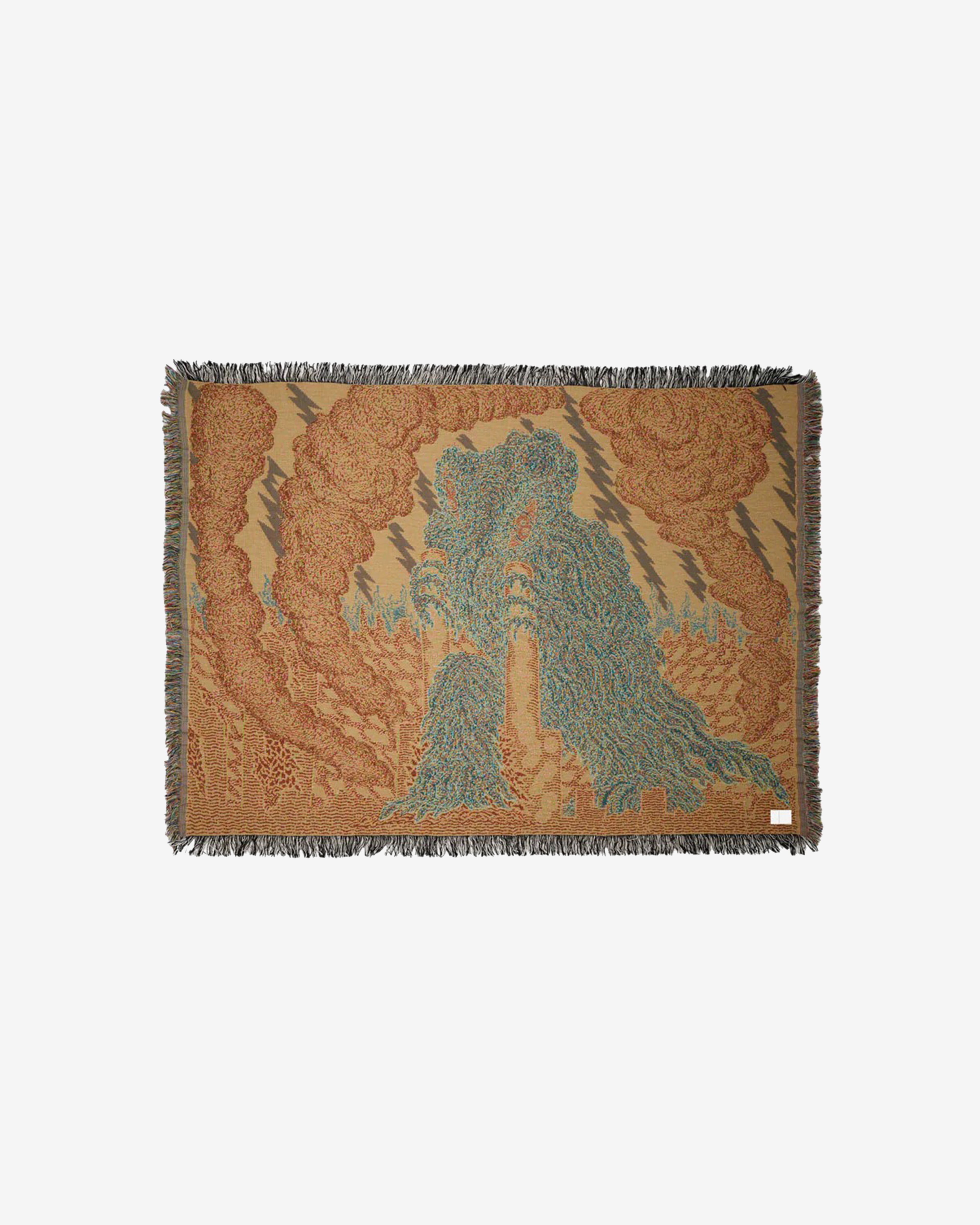 Brain Dead x Godzilla: Men's Hedorah Meal Time Blanket (Multi