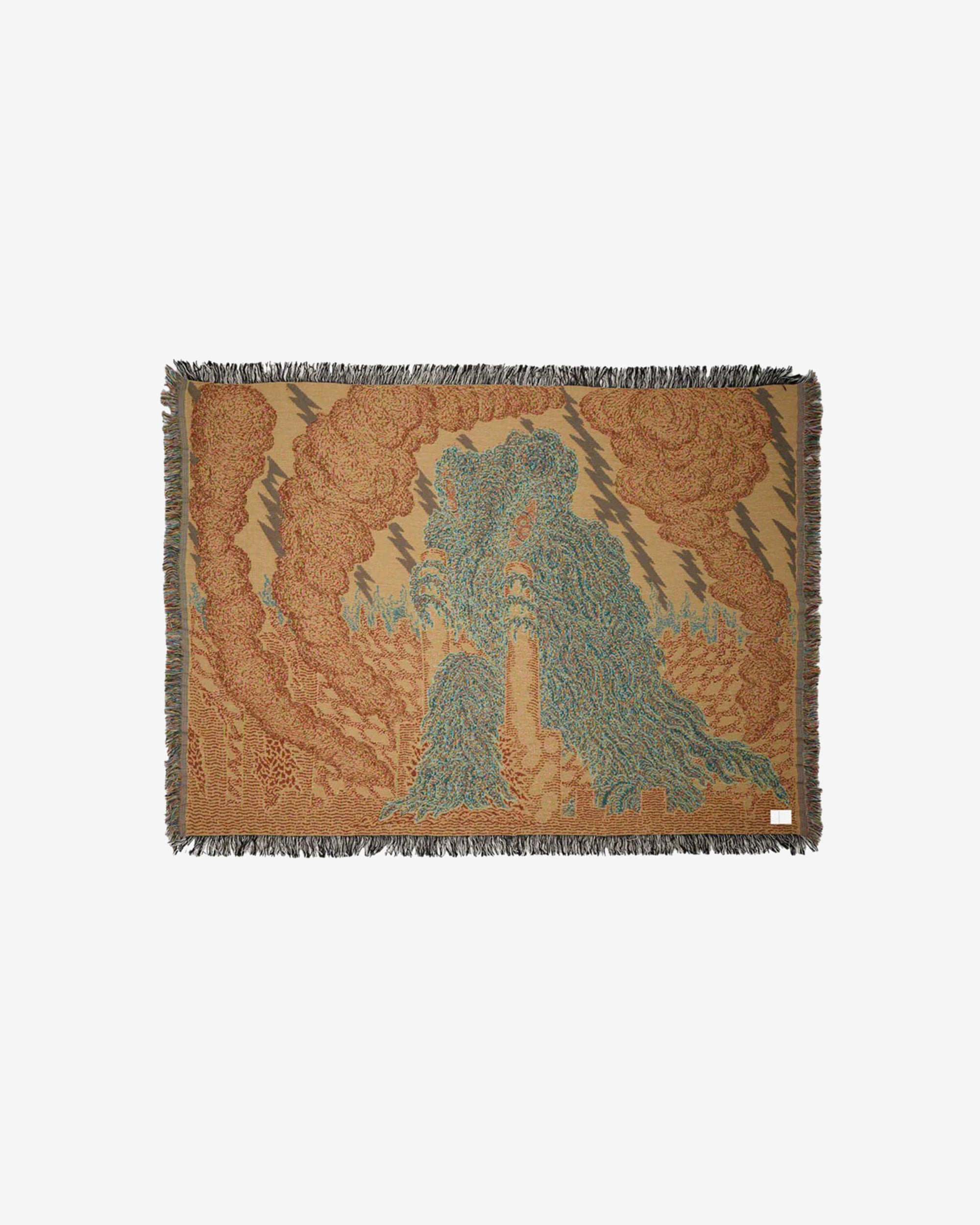 Brain Dead x Godzilla - Men's Hedorah Meal Time Blanket - (Multi) view 2, Click to Zoom in