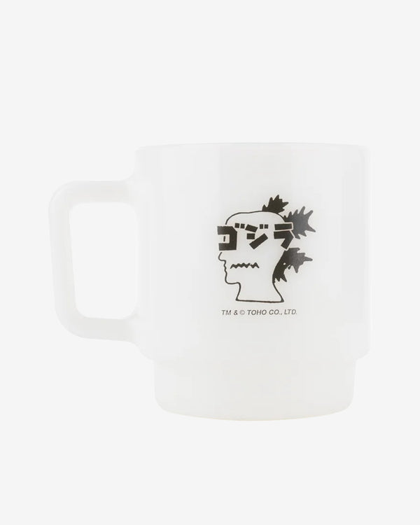 Brain Dead - Godzilla Maquette Milk Glass - (White)