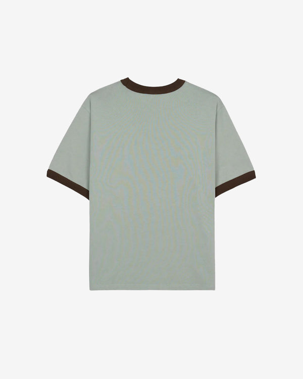 Brain Dead - Godzilla Men's Maquette Ringer T-Shirt - (Washed/Olive)