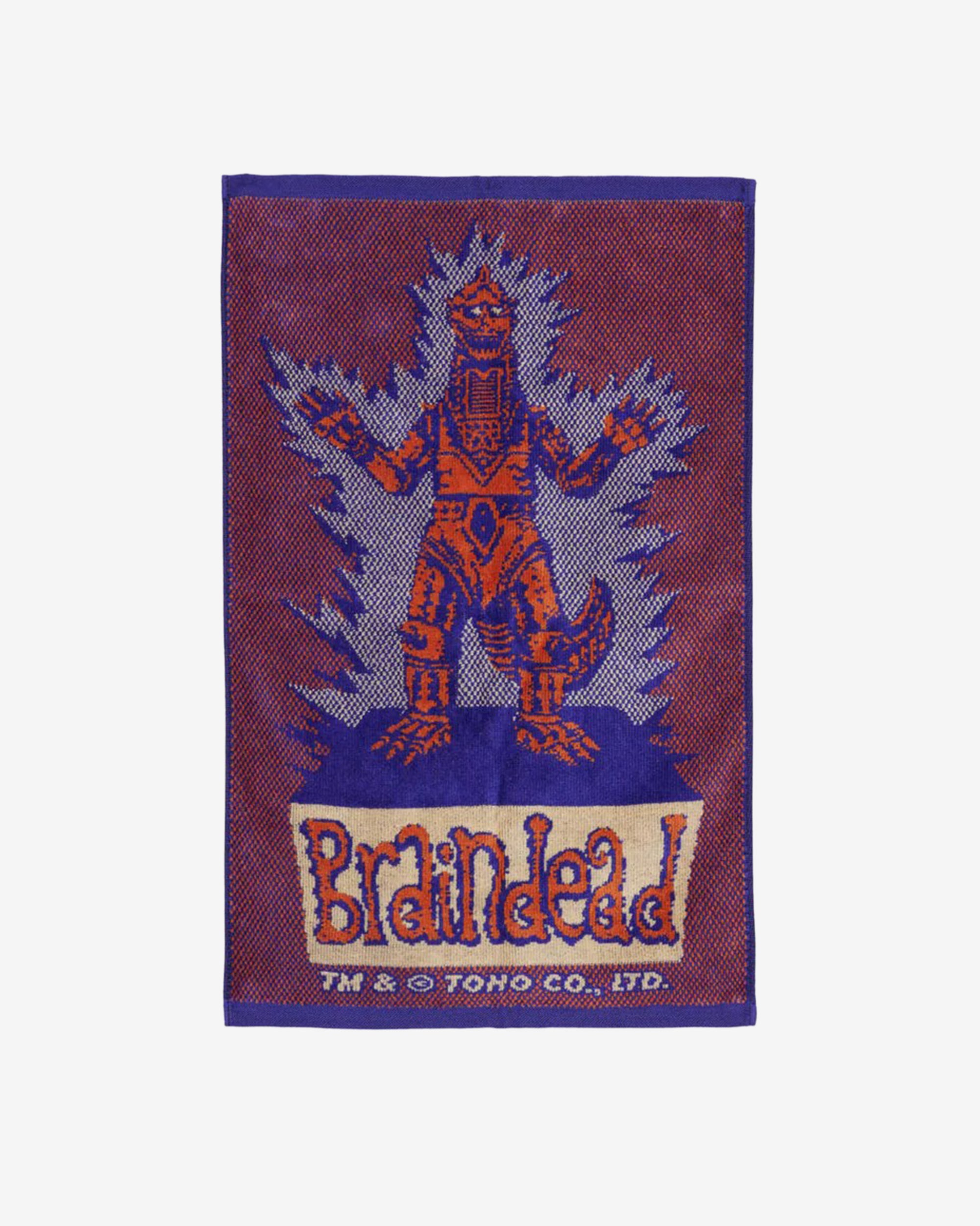 Brain Dead - Godzilla Mechagodzilla Hand Towel - (Brown) view 1, Click to Zoom in