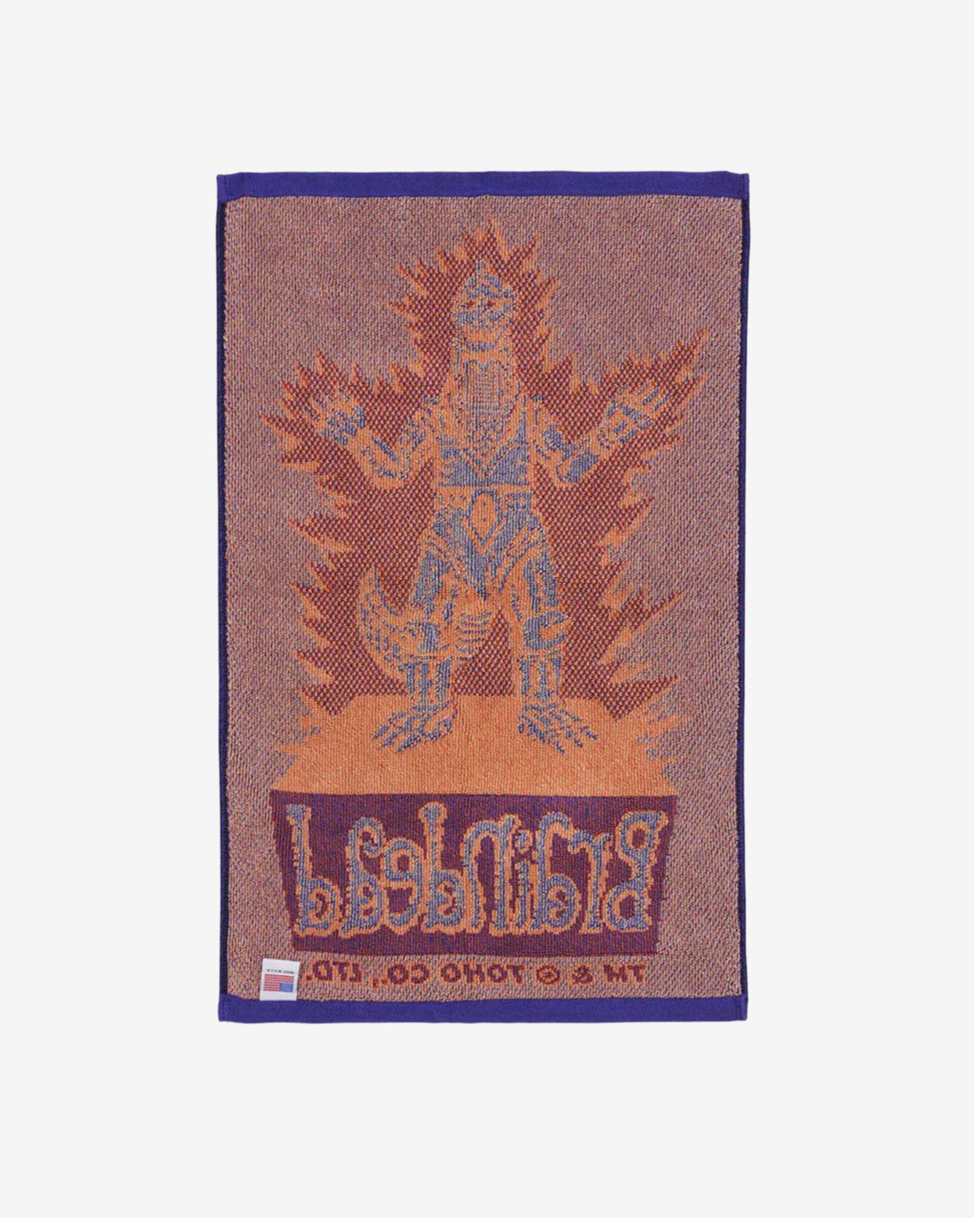 Brain Dead - Godzilla Mechagodzilla Hand Towel - (Brown) view 2, Click to Zoom in