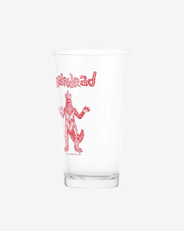 Brain Dead - Godzilla Mechagodzilla Pint Glass - (Clear)