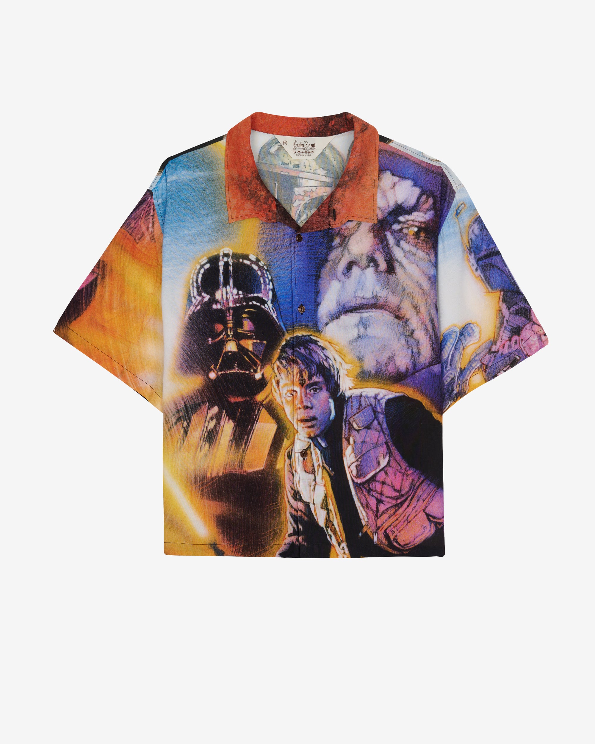 Brain Dead - Men's Star Wars Shadows of the Empire Rayon Shirt - (Multi) view 1, Click to Zoom in